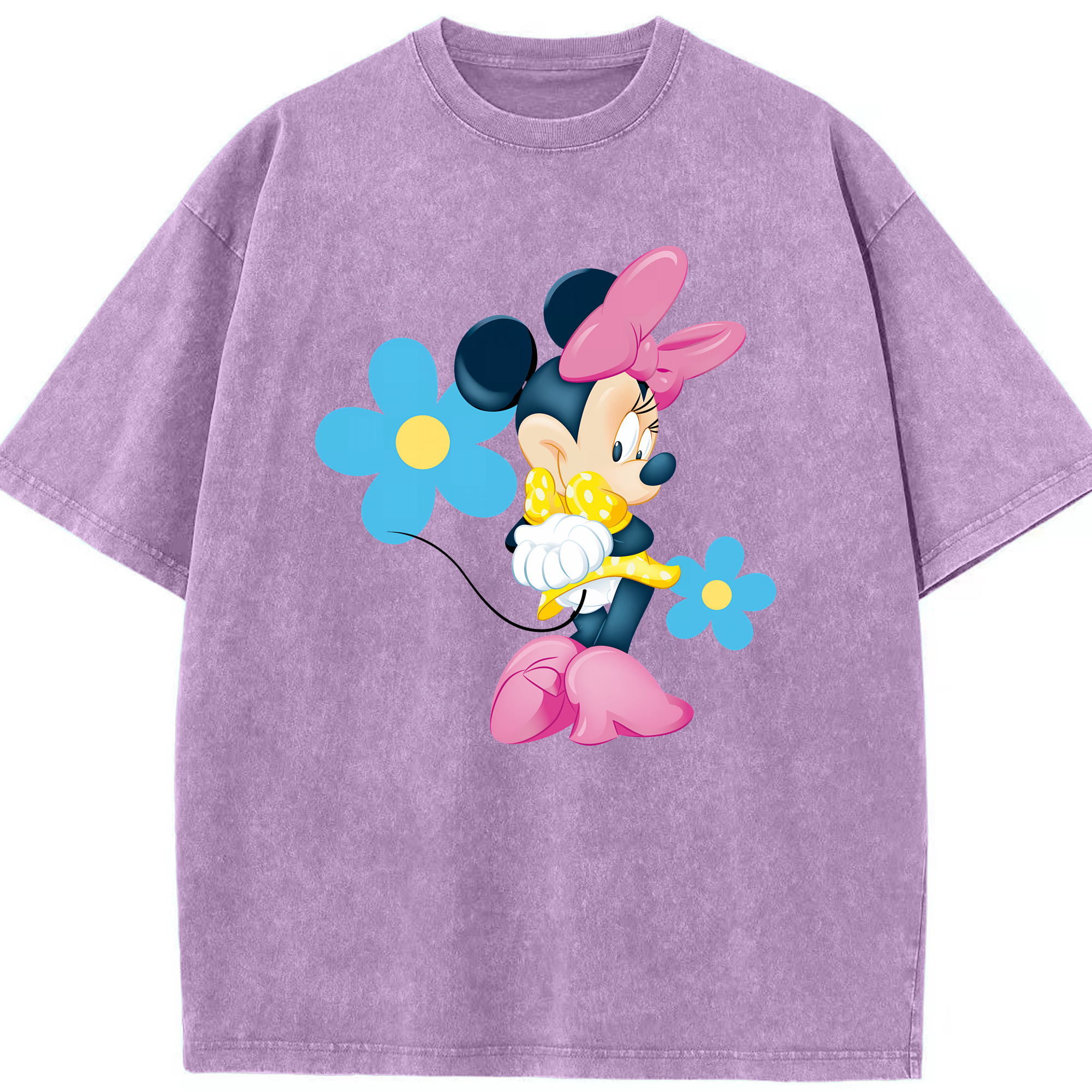 （画像用） ミッキーマウス Mickey Mouse 綿100% ヴィンテージ風 半袖Tシャツ（フロントプリント）