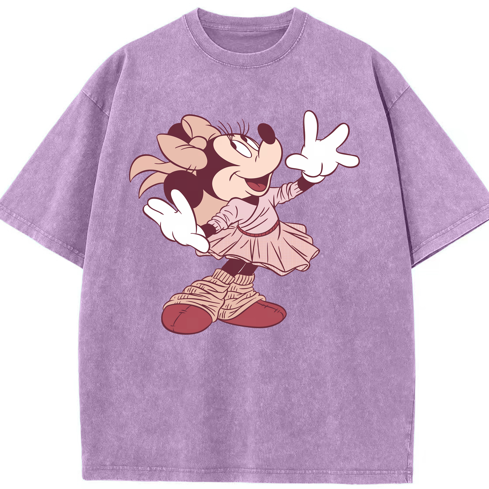 （画像用） ミッキーマウス Mickey Mouse 綿100% ヴィンテージ風 半袖Tシャツ（フロントプリント）