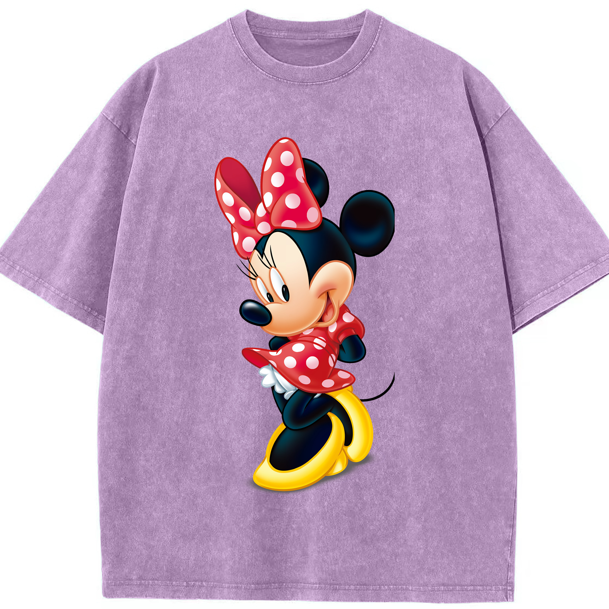 （画像用） ミッキーマウス Mickey Mouse 綿100% ヴィンテージ風 半袖Tシャツ（フロントプリント）