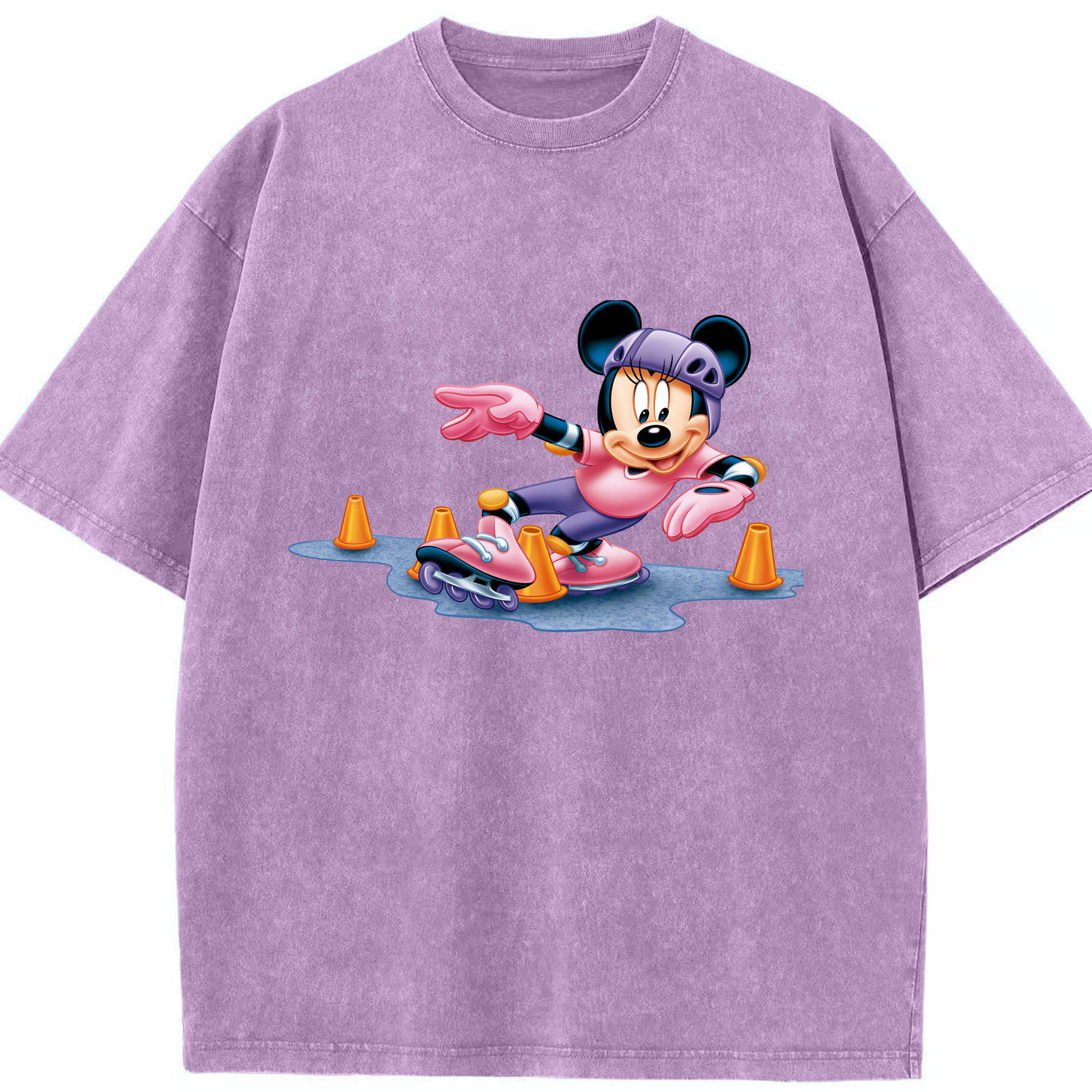 （画像用） ミッキーマウス Mickey Mouse 綿100% ヴィンテージ風 半袖Tシャツ（フロントプリント）