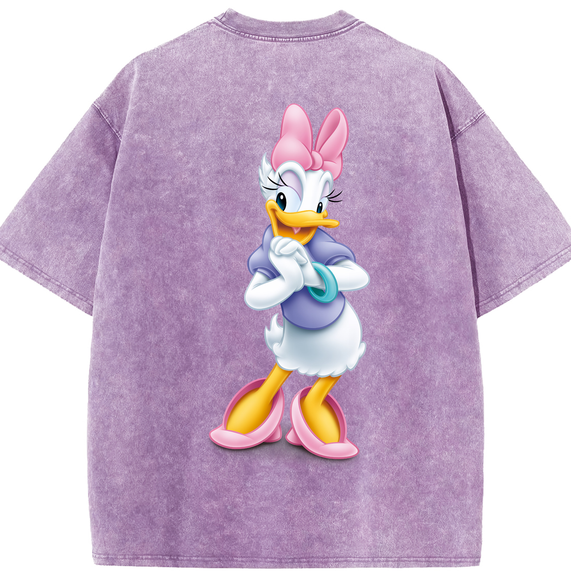 （画像用） ミッキーマウス Mickey Mouse 綿100% ヴィンテージ風 半袖Tシャツ（背面プリント）
