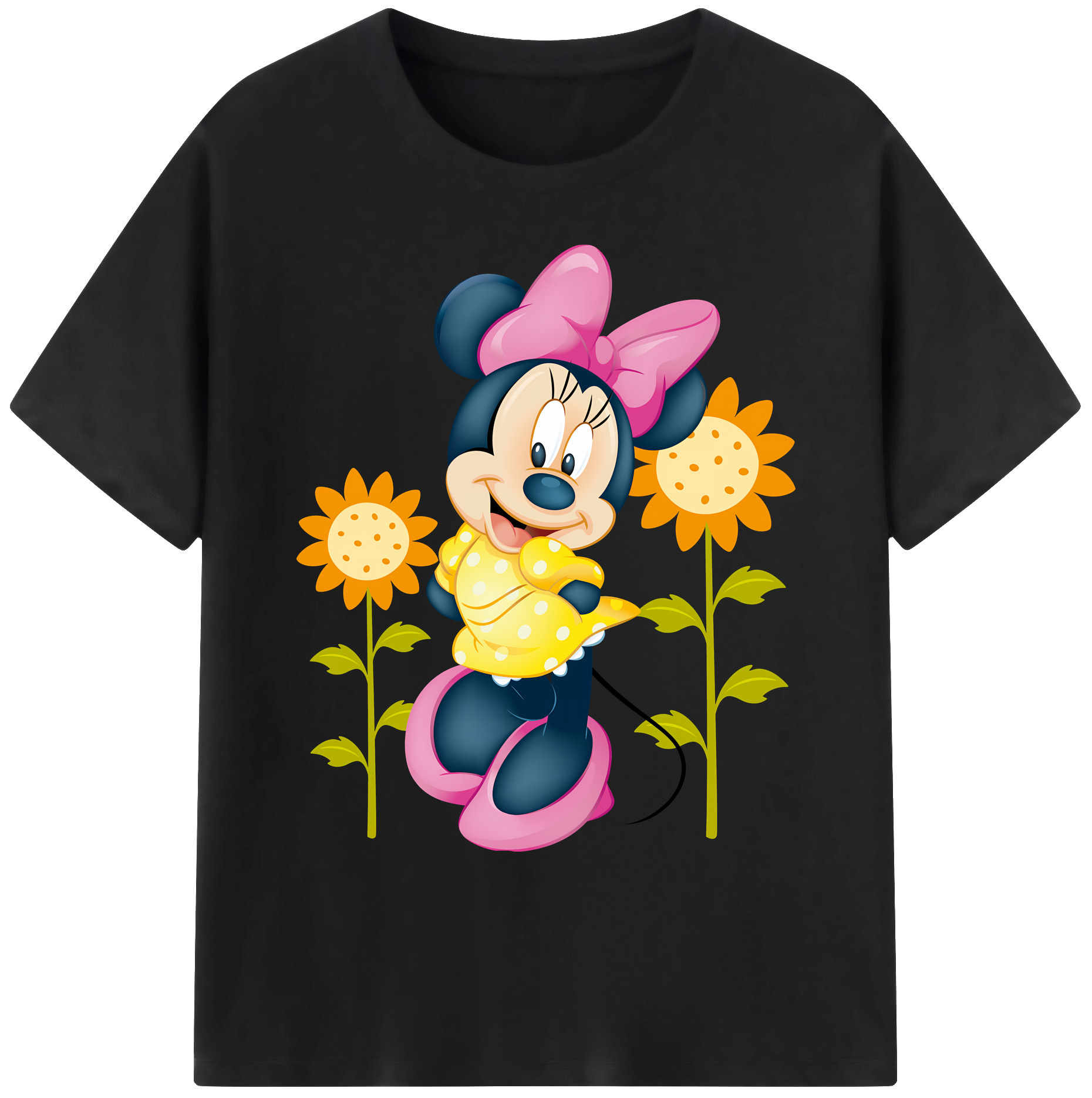 ミッキーマウス Mickey Mouse 綿100％ メンズ半袖Tシャツ｜肌触りやわらか＆通気性