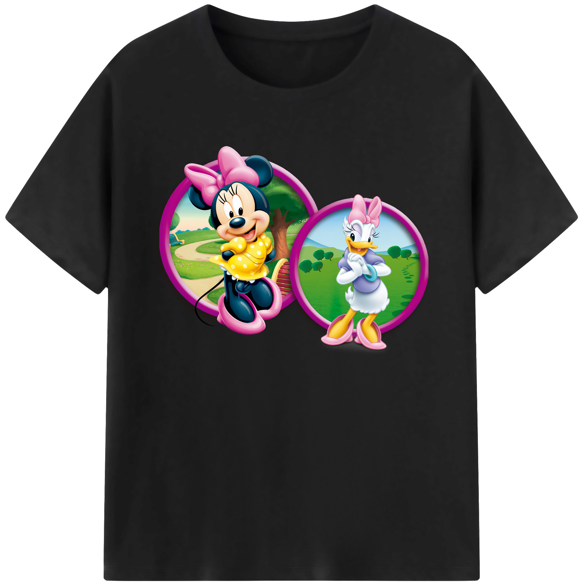 ミッキーマウス Mickey Mouse 綿100％ メンズ半袖Tシャツ｜肌触りやわらか＆通気性