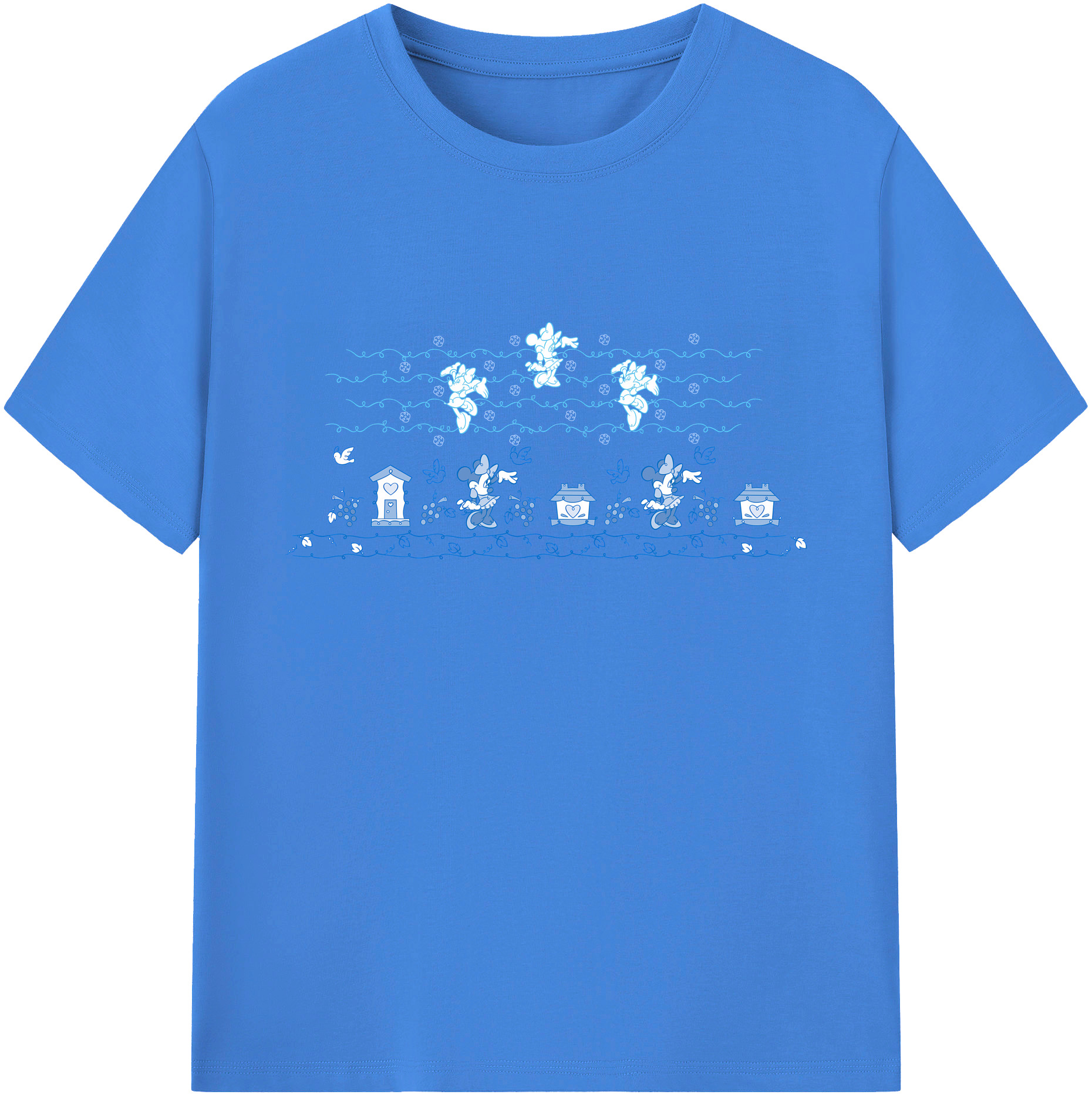 ミッキーマウス Mickey Mouse 綿100％ メンズ半袖Tシャツ｜肌触りやわらか＆通気性