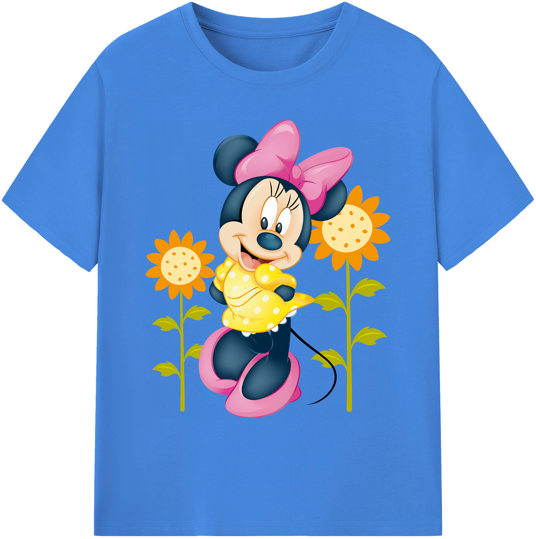 ミッキーマウス Mickey Mouse 綿100％ メンズ半袖Tシャツ｜肌触りやわらか＆通気性