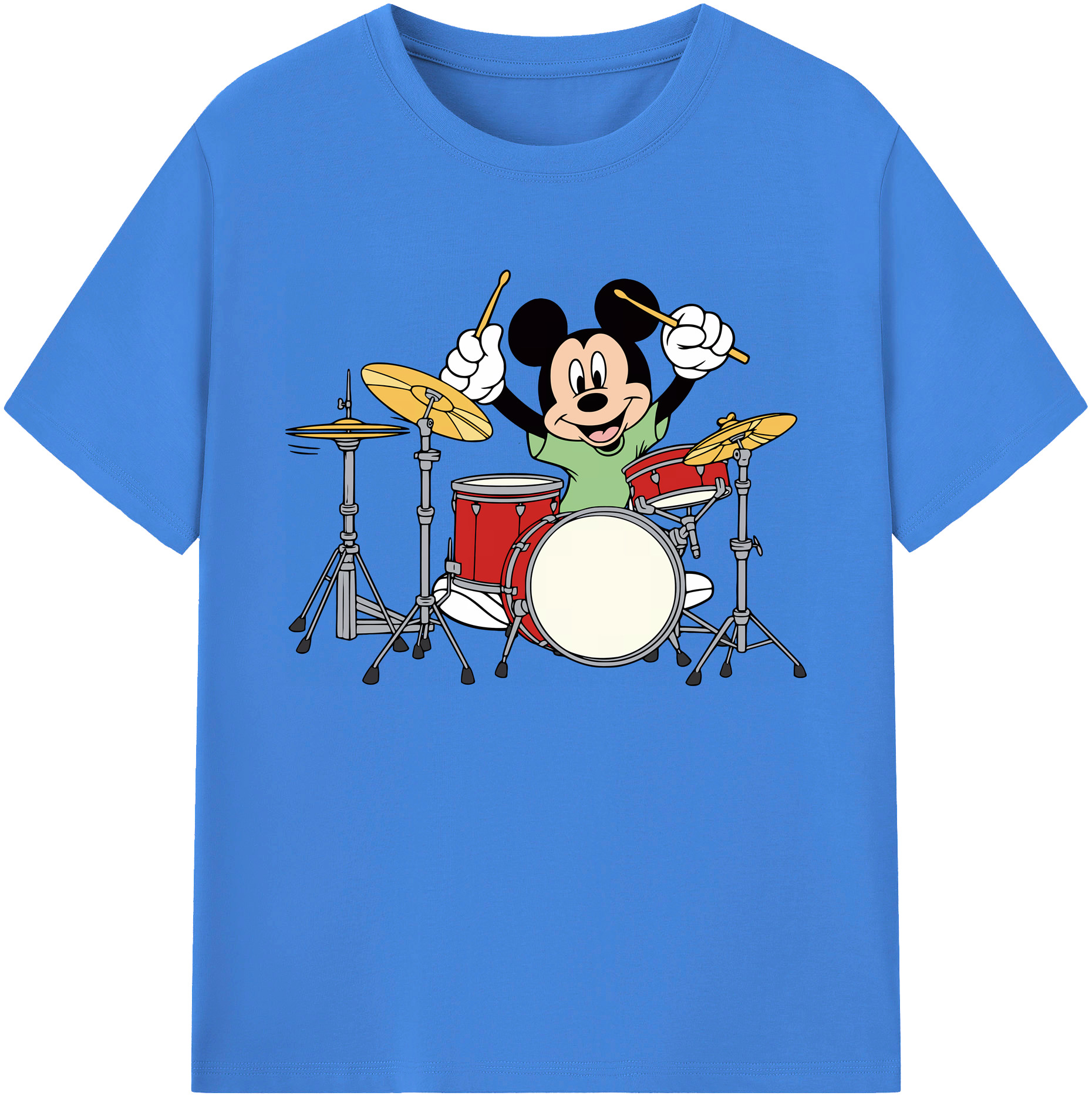 ミッキーマウス Mickey Mouse 綿100％ メンズ半袖Tシャツ｜肌触りやわらか＆通気性