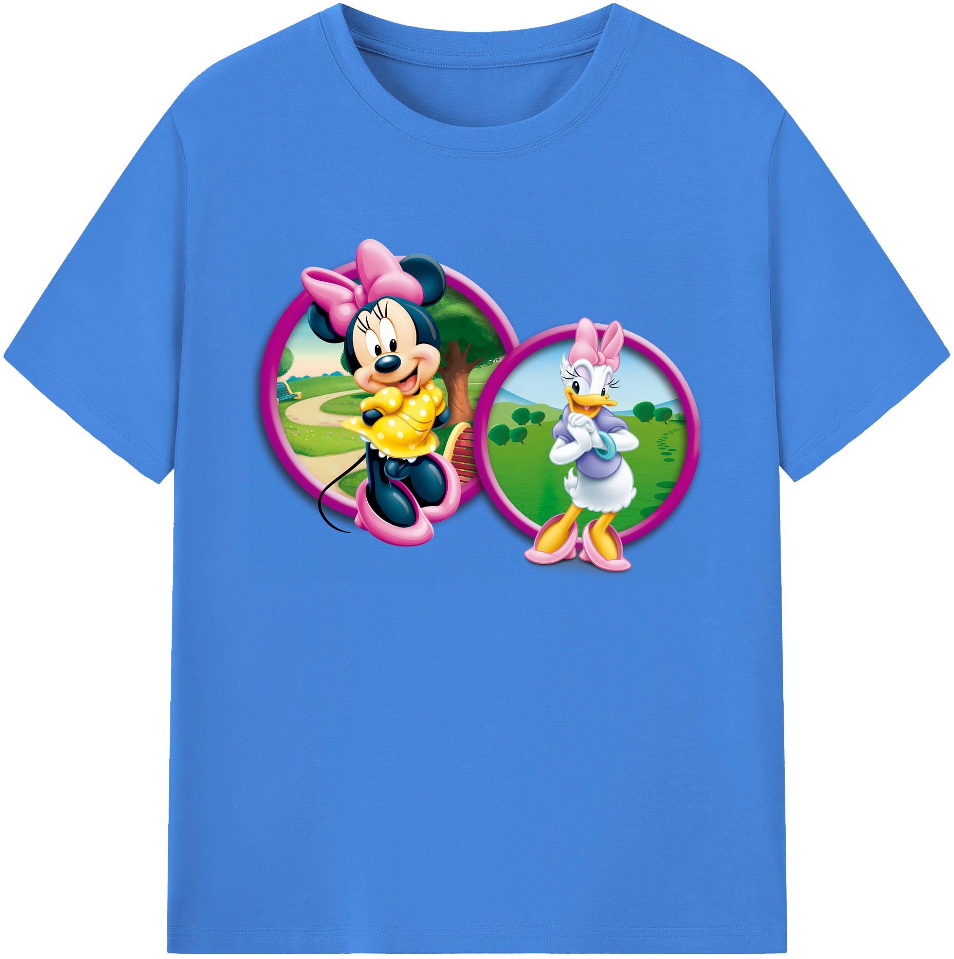 ミッキーマウス Mickey Mouse 綿100％ メンズ半袖Tシャツ｜肌触りやわらか＆通気性