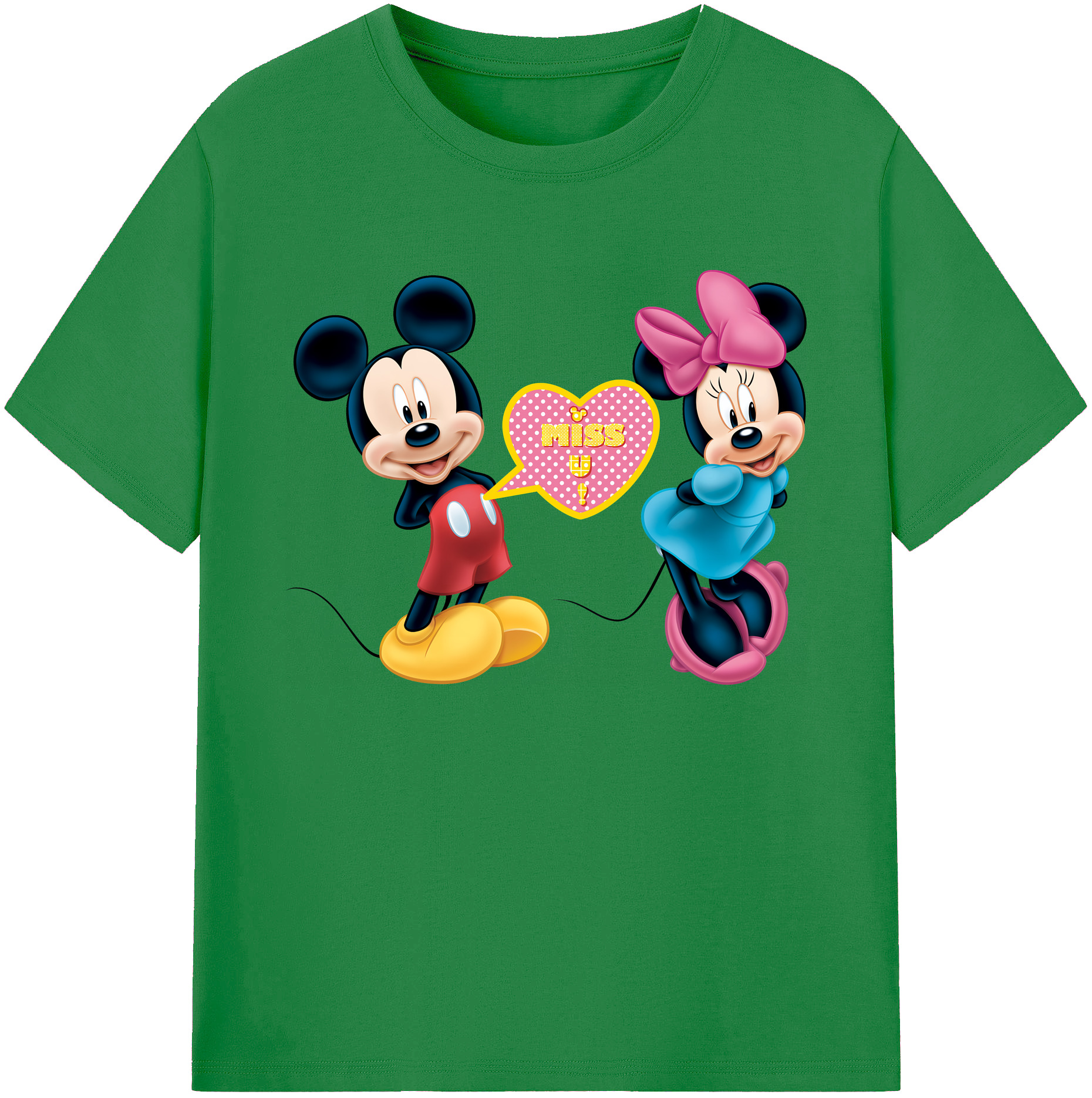 ミッキーマウス Mickey Mouse 綿100％ メンズ半袖Tシャツ｜肌触りやわらか＆通気性