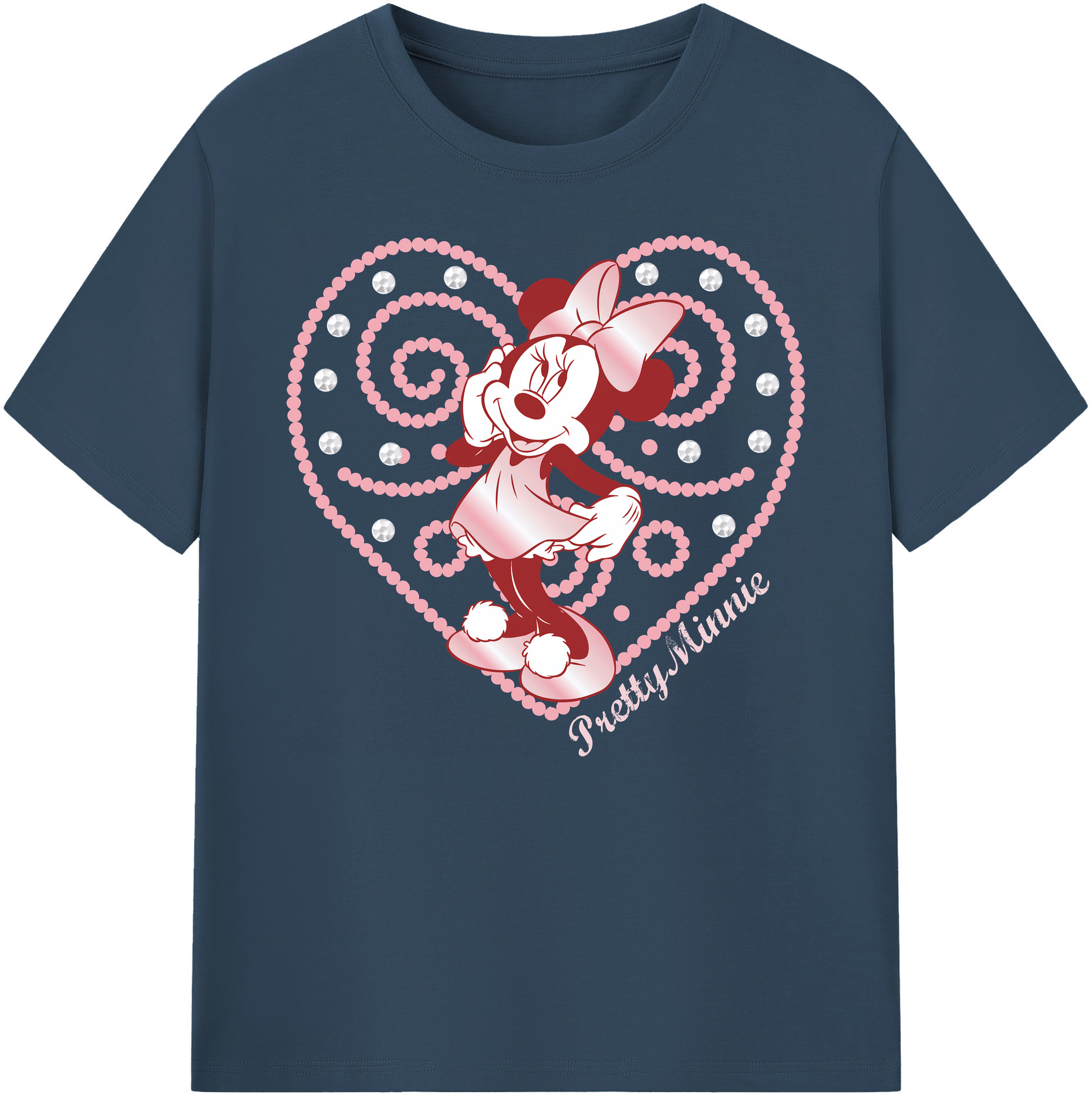 ミッキーマウス Mickey Mouse 綿100％ メンズ半袖Tシャツ｜肌触りやわらか＆通気性