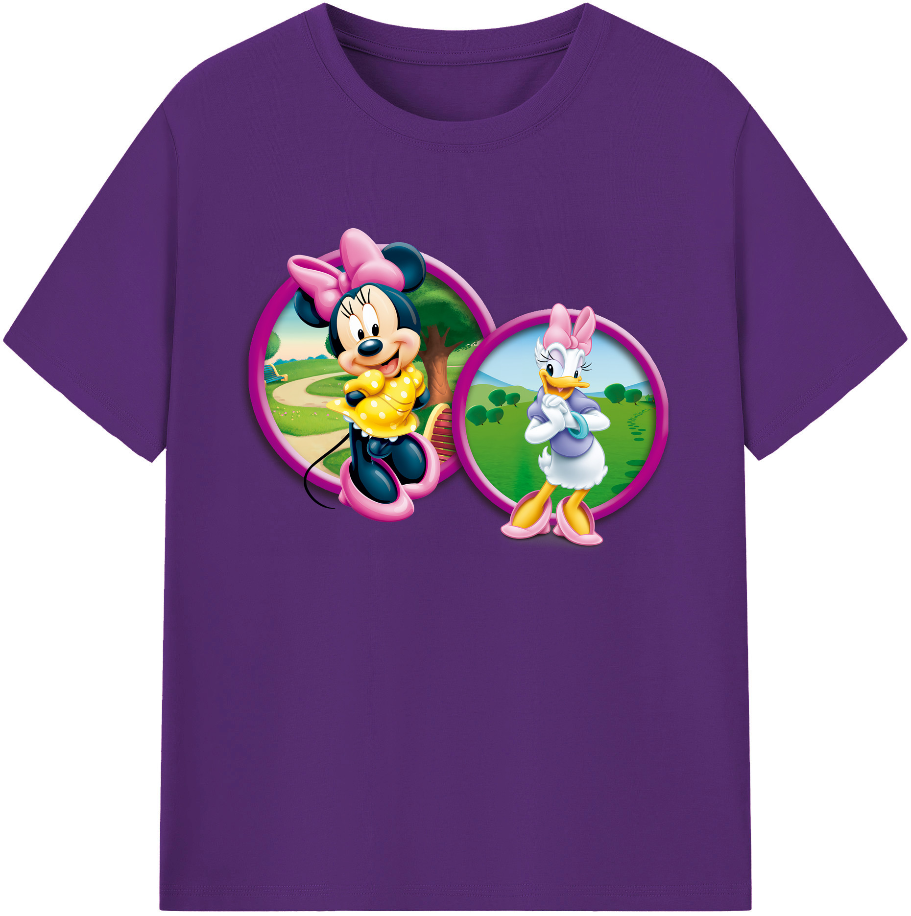 ミッキーマウス Mickey Mouse 綿100％ メンズ半袖Tシャツ｜肌触りやわらか＆通気性
