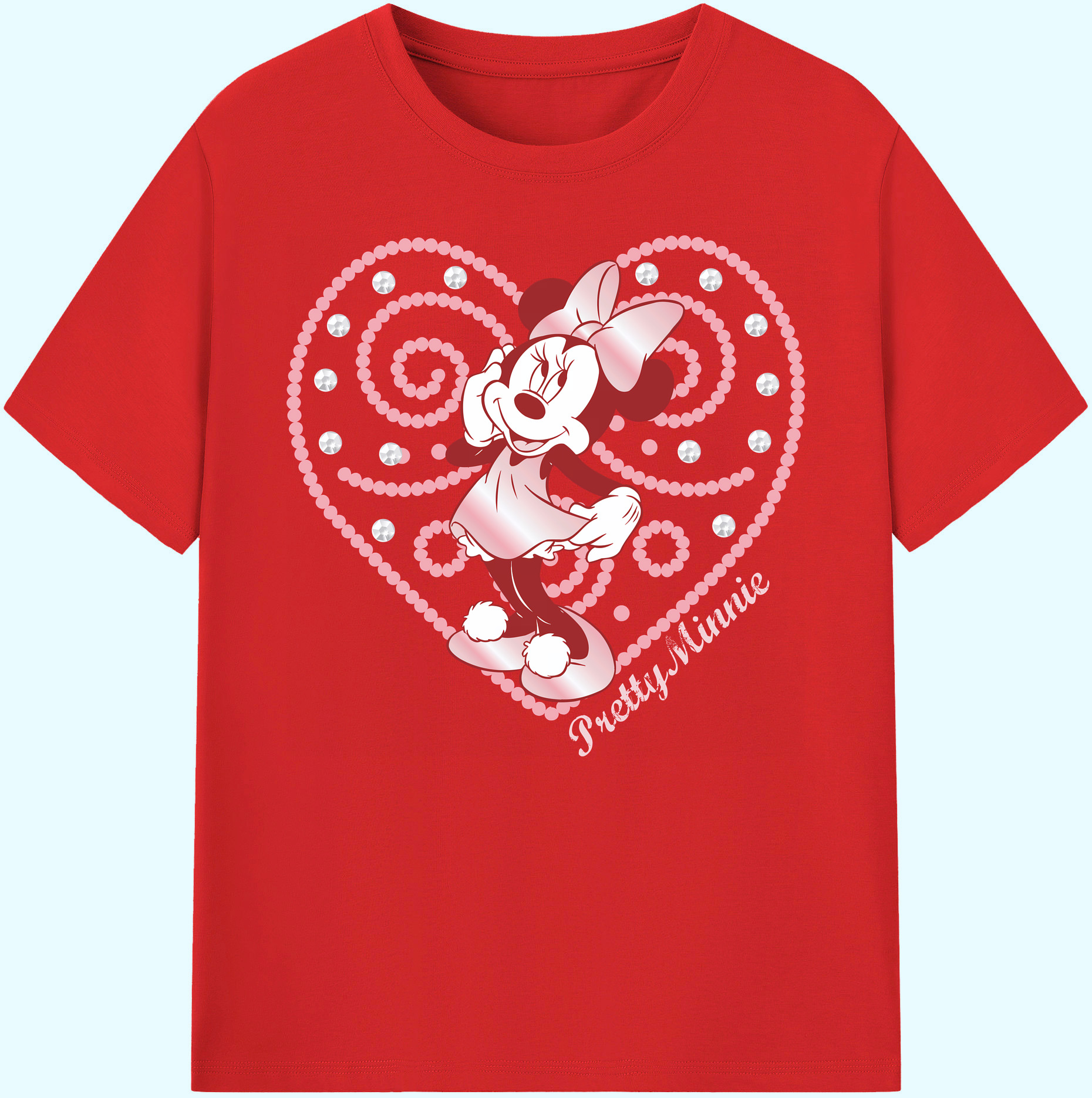 ミッキーマウス Mickey Mouse 綿100％ メンズ半袖Tシャツ｜肌触りやわらか＆通気性