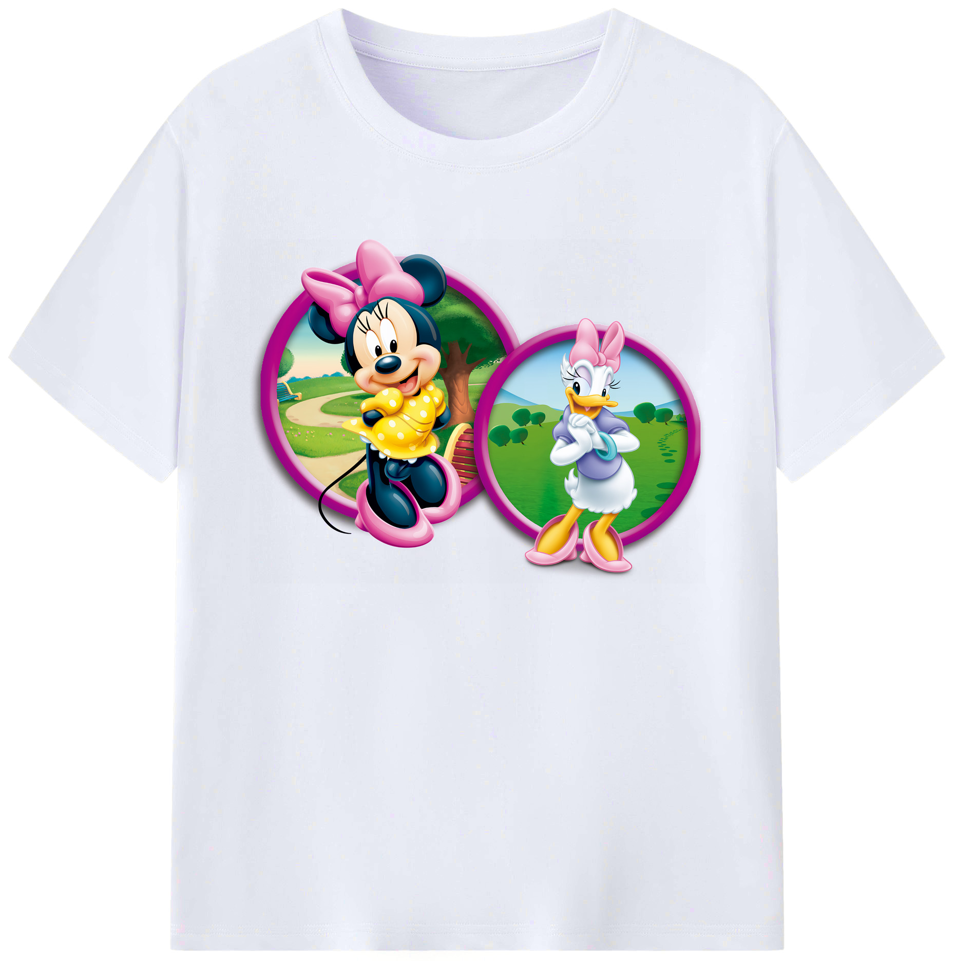 ミッキーマウス Mickey Mouse 綿100％ メンズ半袖Tシャツ｜肌触りやわらか＆通気性