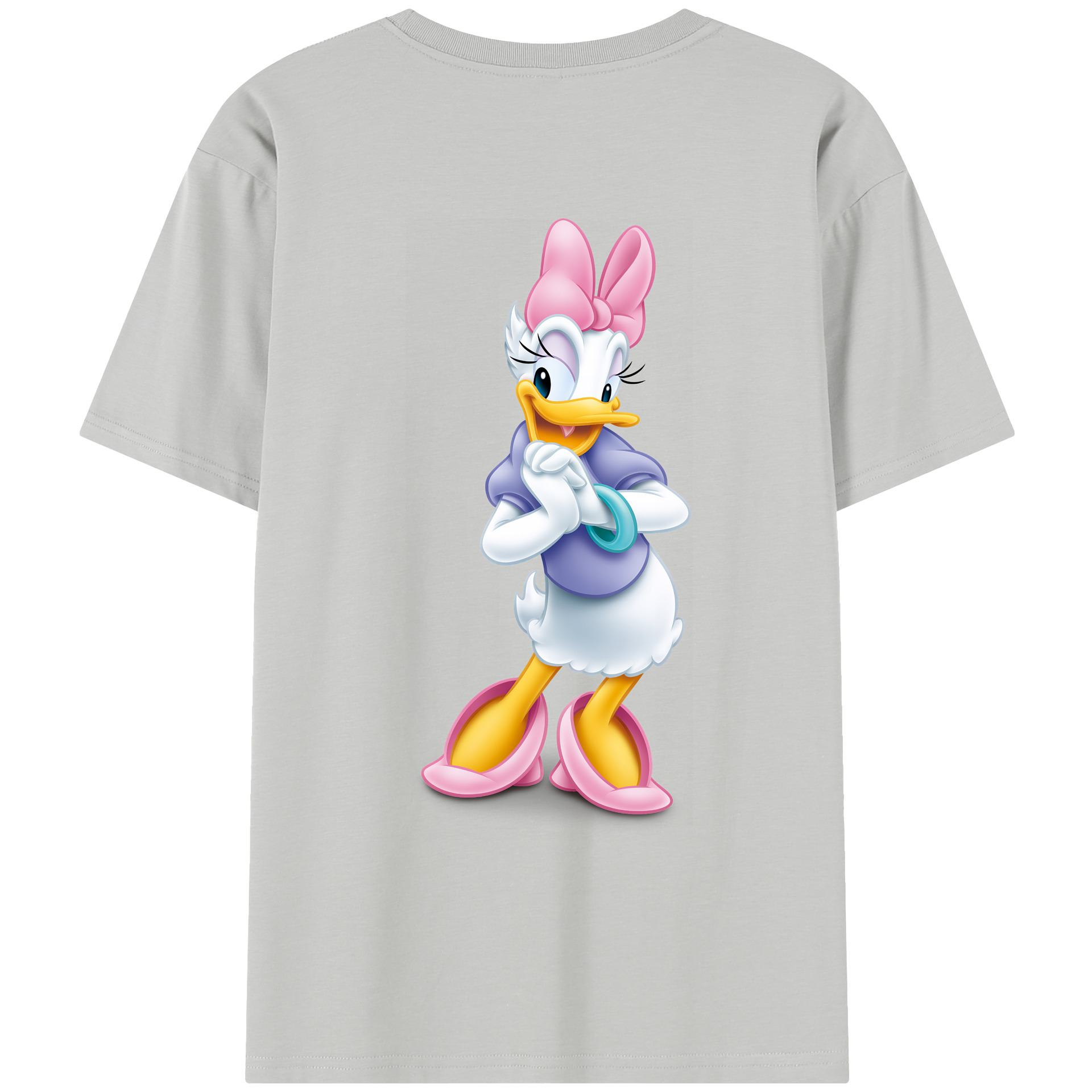 （画像用） ミッキーマウス Mickey Mouse レディース半袖Tシャツ(バックプリント)