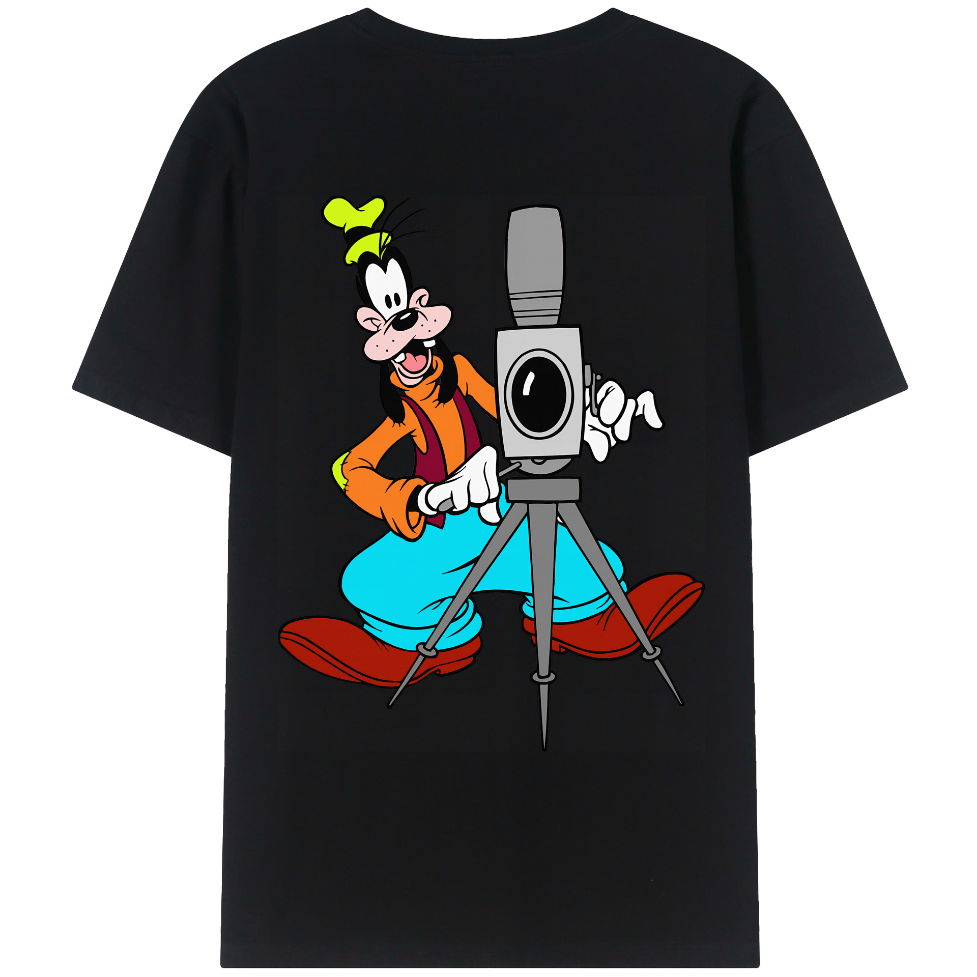 （画像用） ミッキーマウス Mickey Mouse レディース半袖Tシャツ(バックプリント)