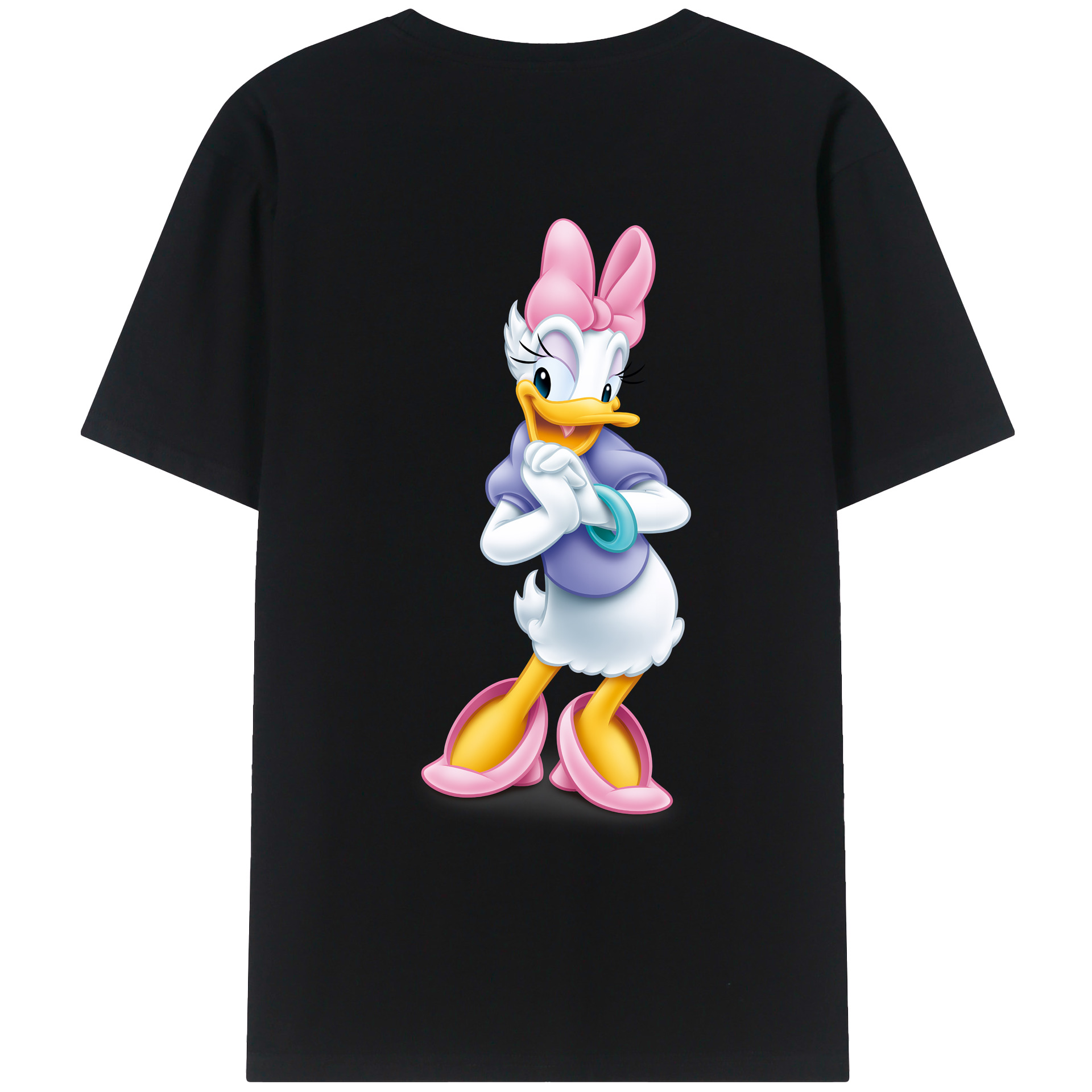 （画像用） ミッキーマウス Mickey Mouse レディース半袖Tシャツ(バックプリント)