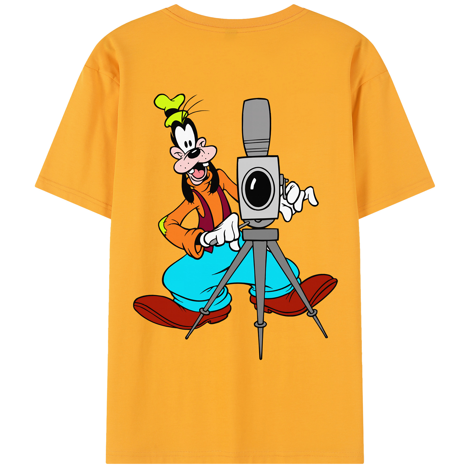 （画像用） ミッキーマウス Mickey Mouse レディース半袖Tシャツ(バックプリント)