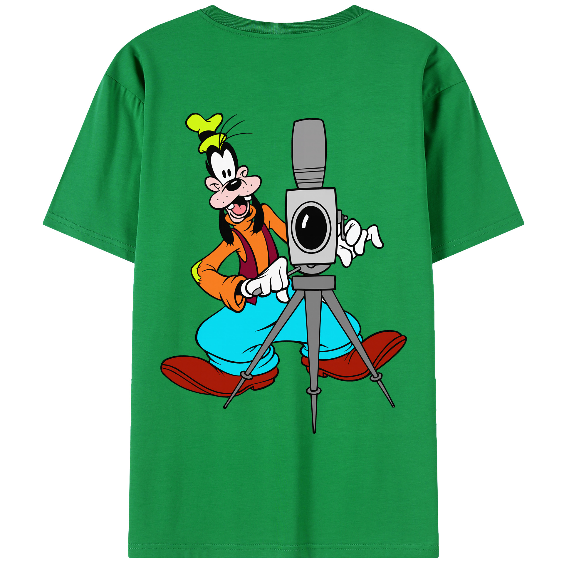 （画像用） ミッキーマウス Mickey Mouse レディース半袖Tシャツ(バックプリント)