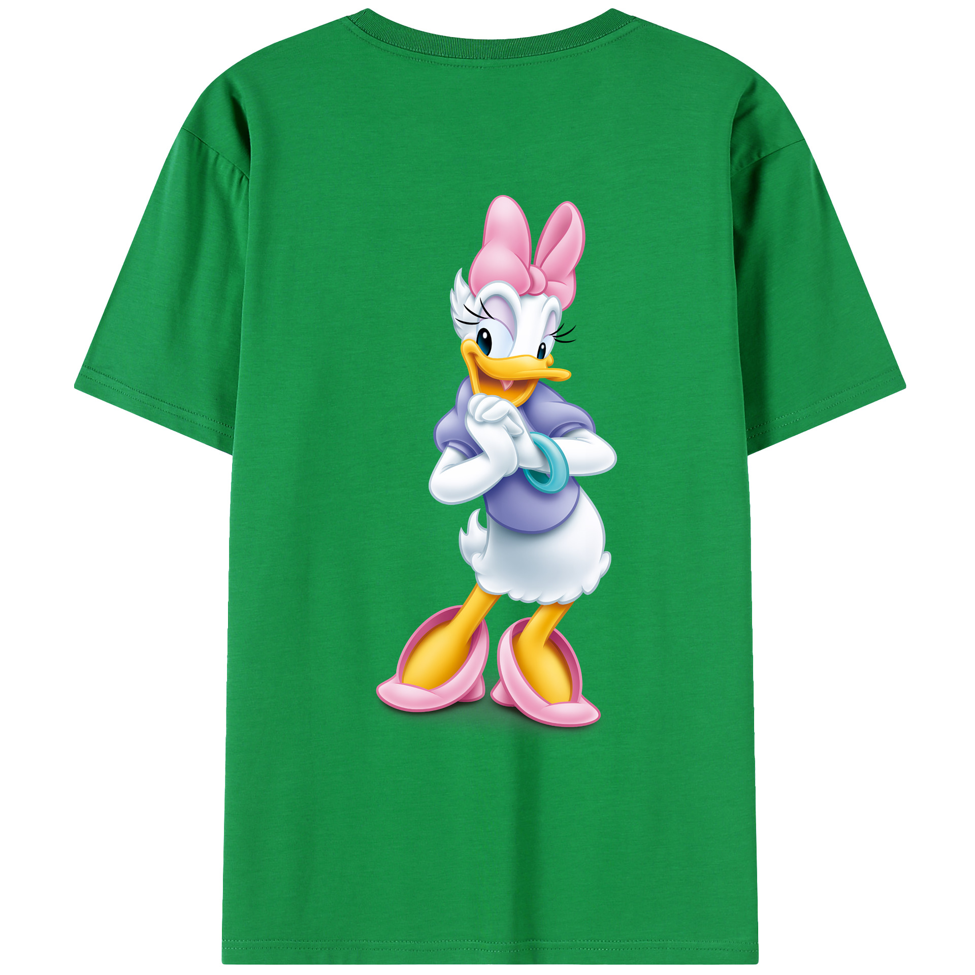（画像用） ミッキーマウス Mickey Mouse レディース半袖Tシャツ(バックプリント)
