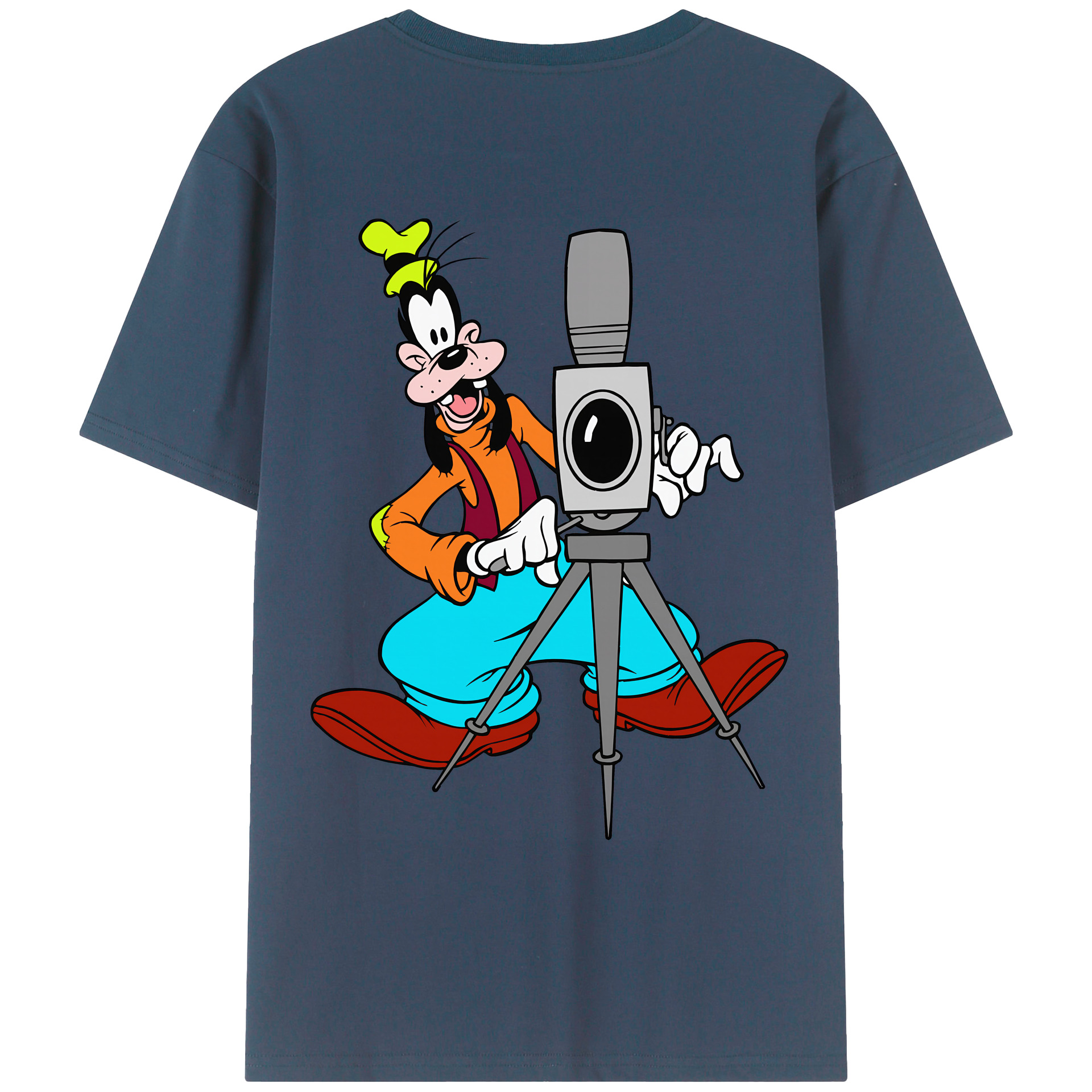 （画像用） ミッキーマウス Mickey Mouse レディース半袖Tシャツ(バックプリント)