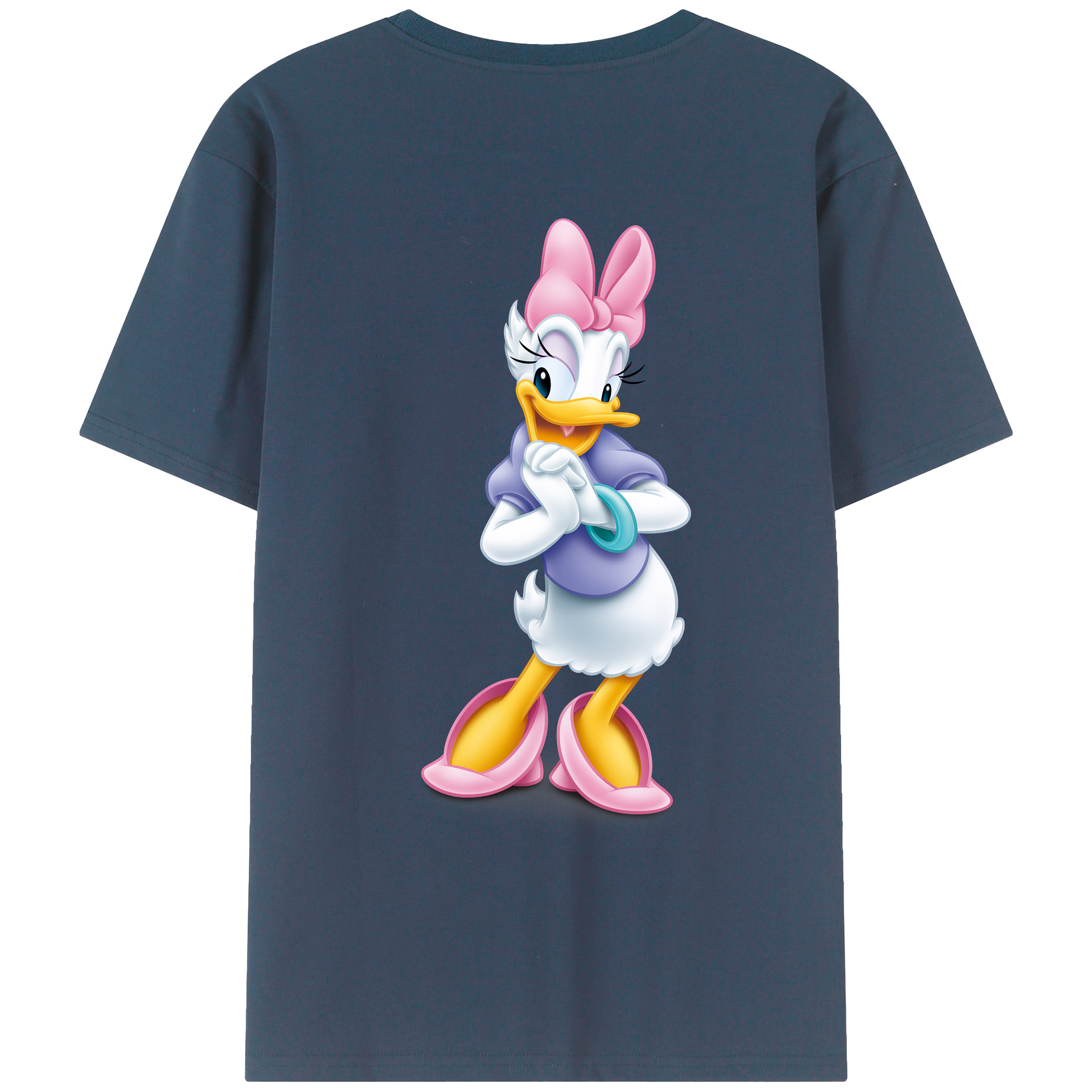 （画像用） ミッキーマウス Mickey Mouse レディース半袖Tシャツ(バックプリント)