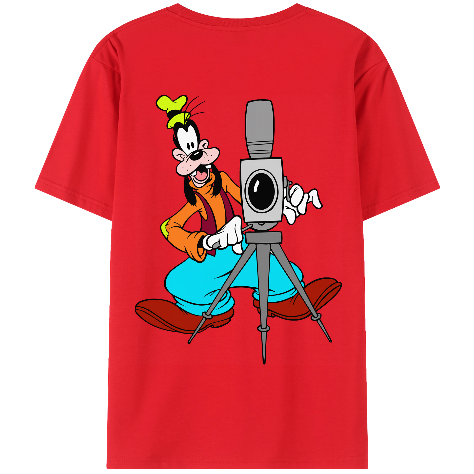 （画像用） ミッキーマウス Mickey Mouse レディース半袖Tシャツ(バックプリント)