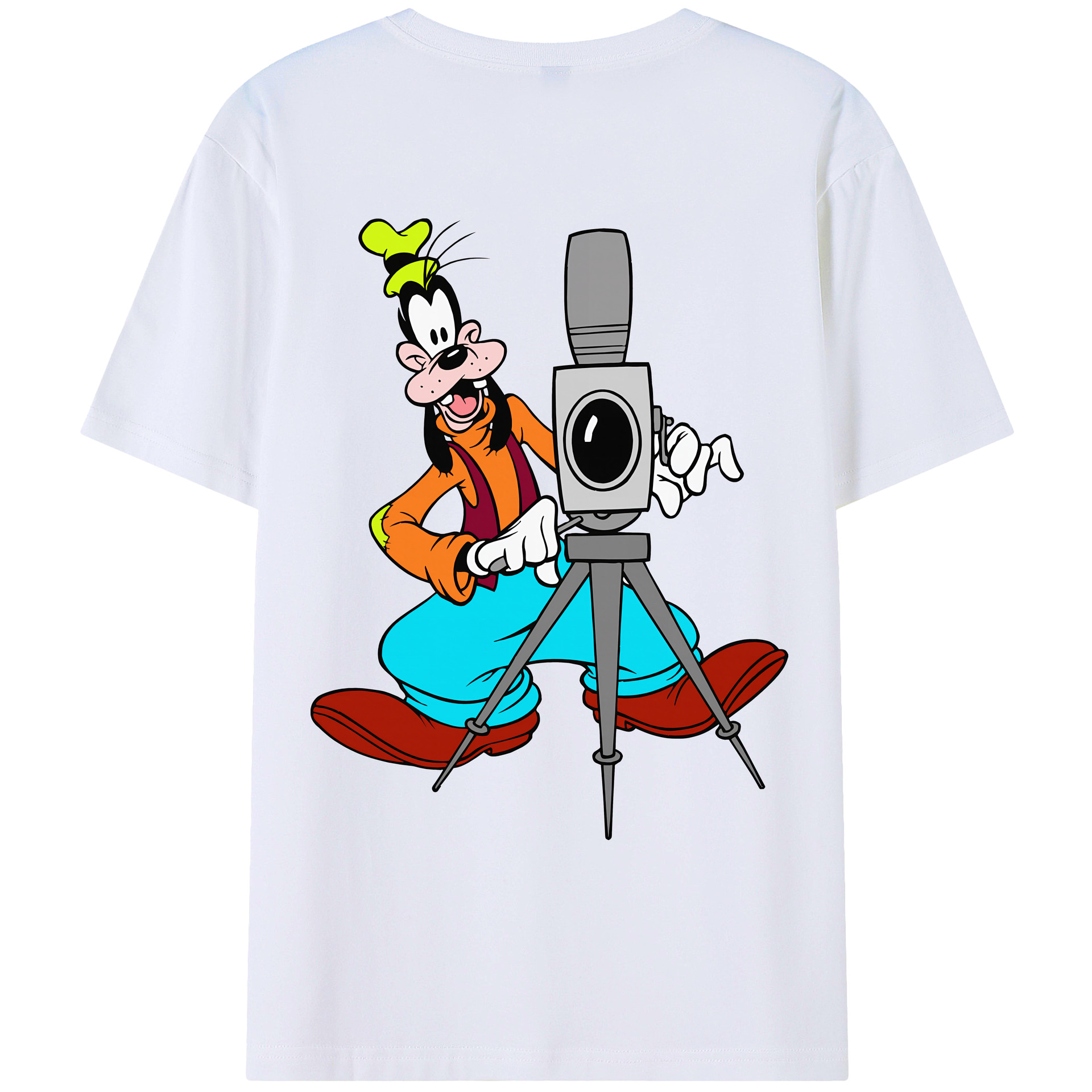 （画像用） ミッキーマウス Mickey Mouse レディース半袖Tシャツ(バックプリント)