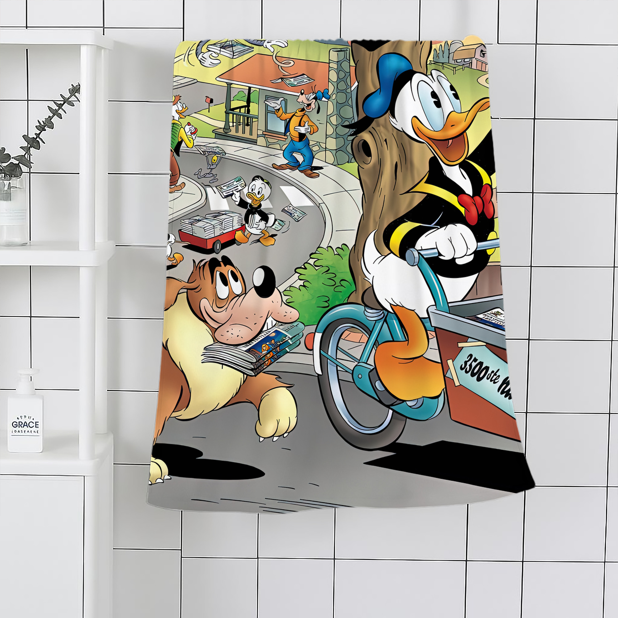 ミッキーマウス Mickey Mouse 大判バスタオル 70×140cm 吸水速乾 柔らかい肌触り