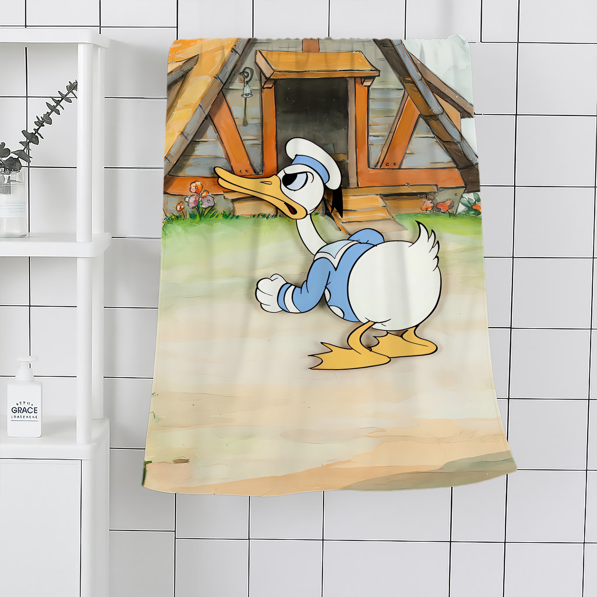 ミッキーマウス Mickey Mouse 大判バスタオル 70×140cm 吸水速乾 柔らかい肌触り