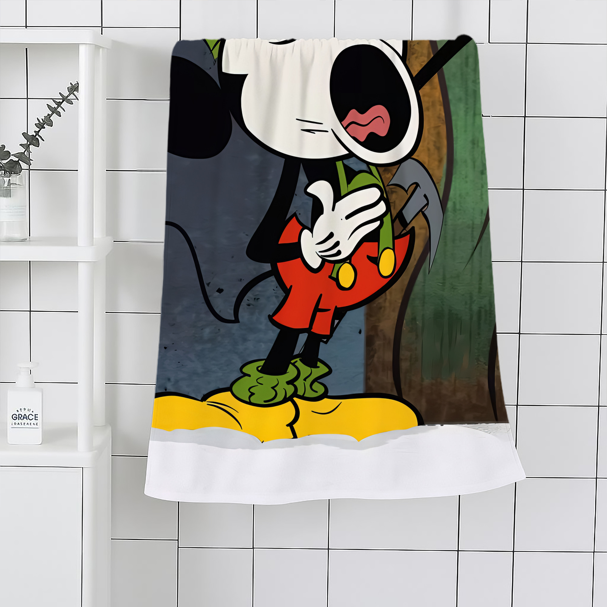 ミッキーマウス Mickey Mouse 大判バスタオル 70×140cm 吸水速乾 柔らかい肌触り