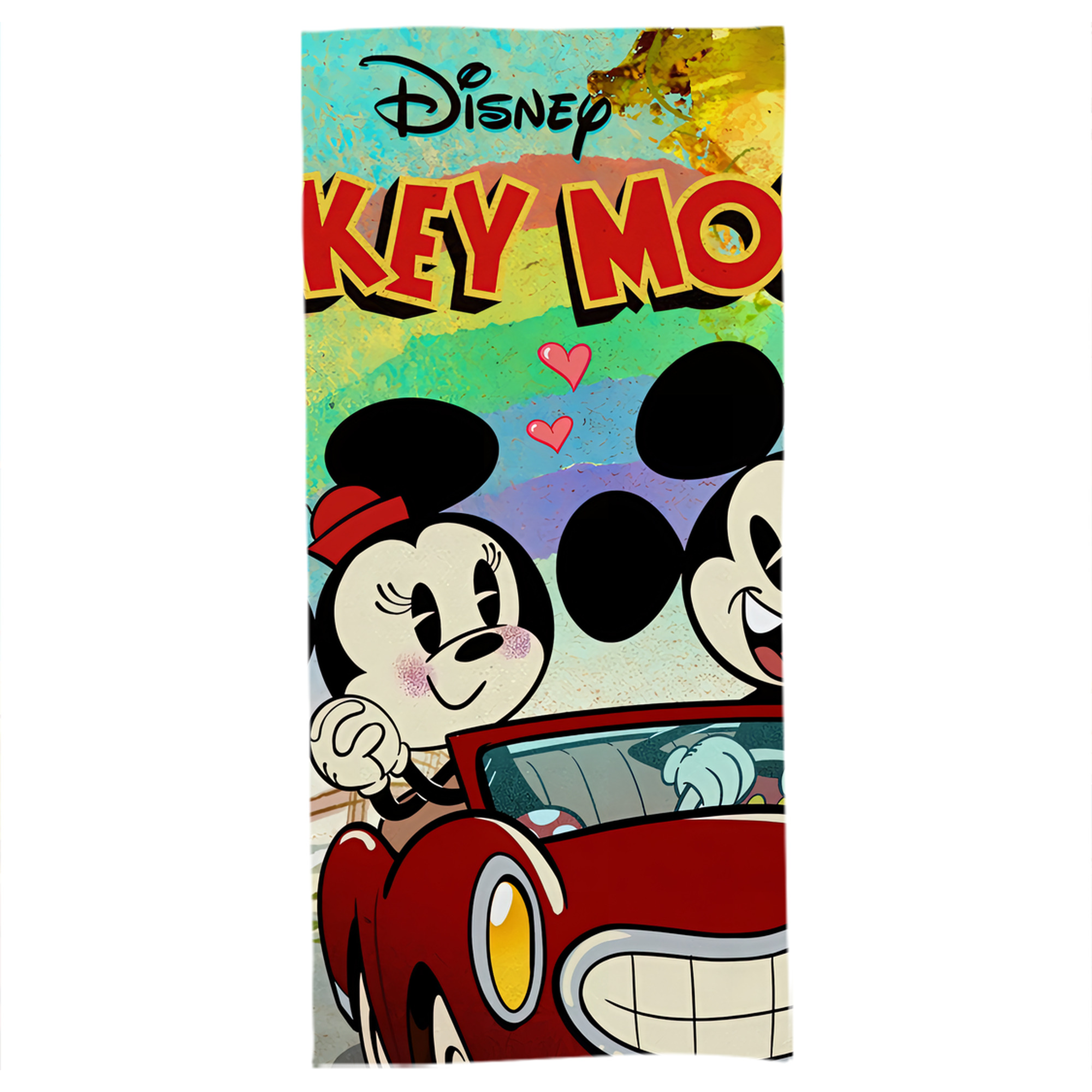 （画像用） ミッキーマウス Mickey Mouse 大判バスタオル 70×140cm 吸水速乾 柔らかい肌触り