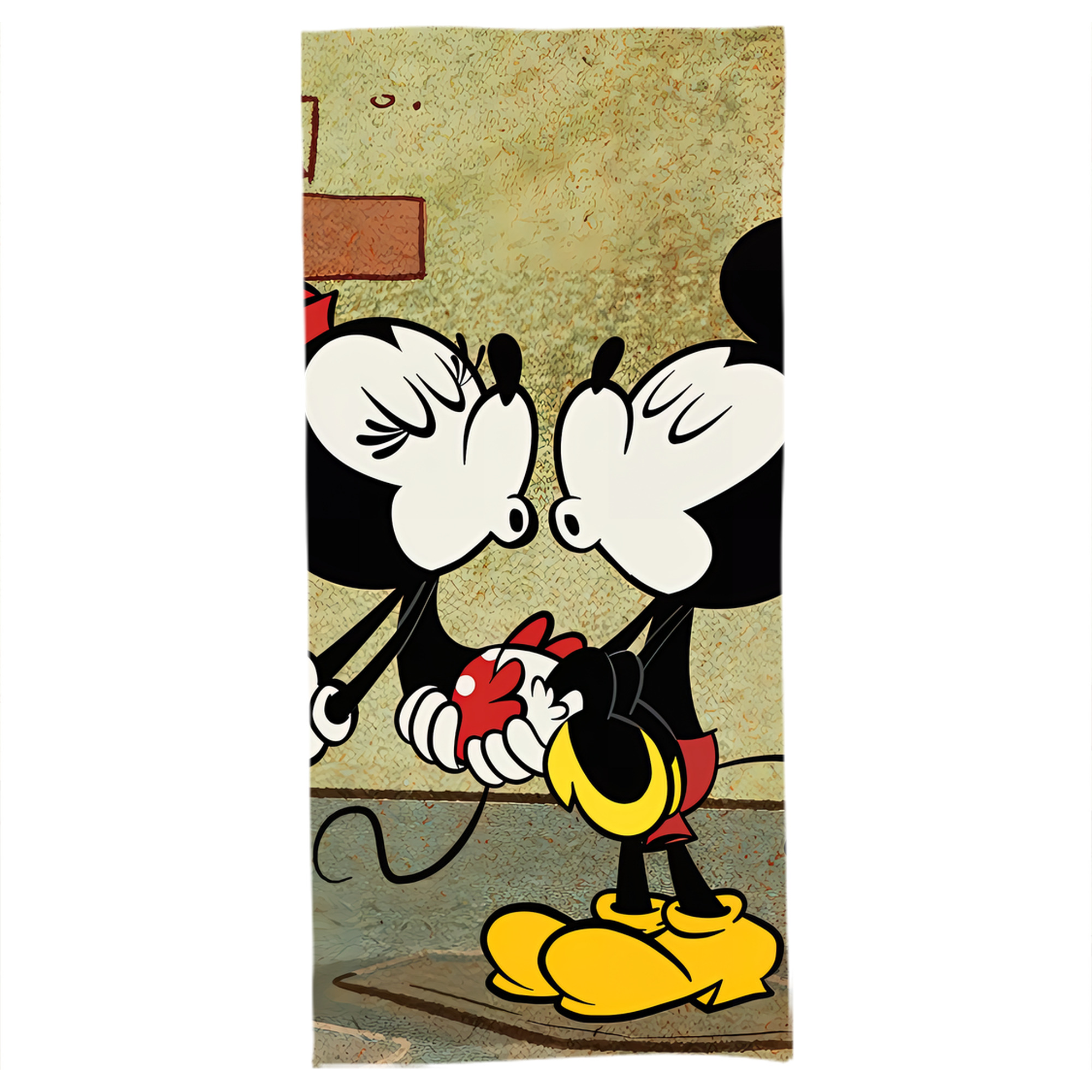 （画像用） ミッキーマウス Mickey Mouse 大判バスタオル 70×140cm 吸水速乾 柔らかい肌触り