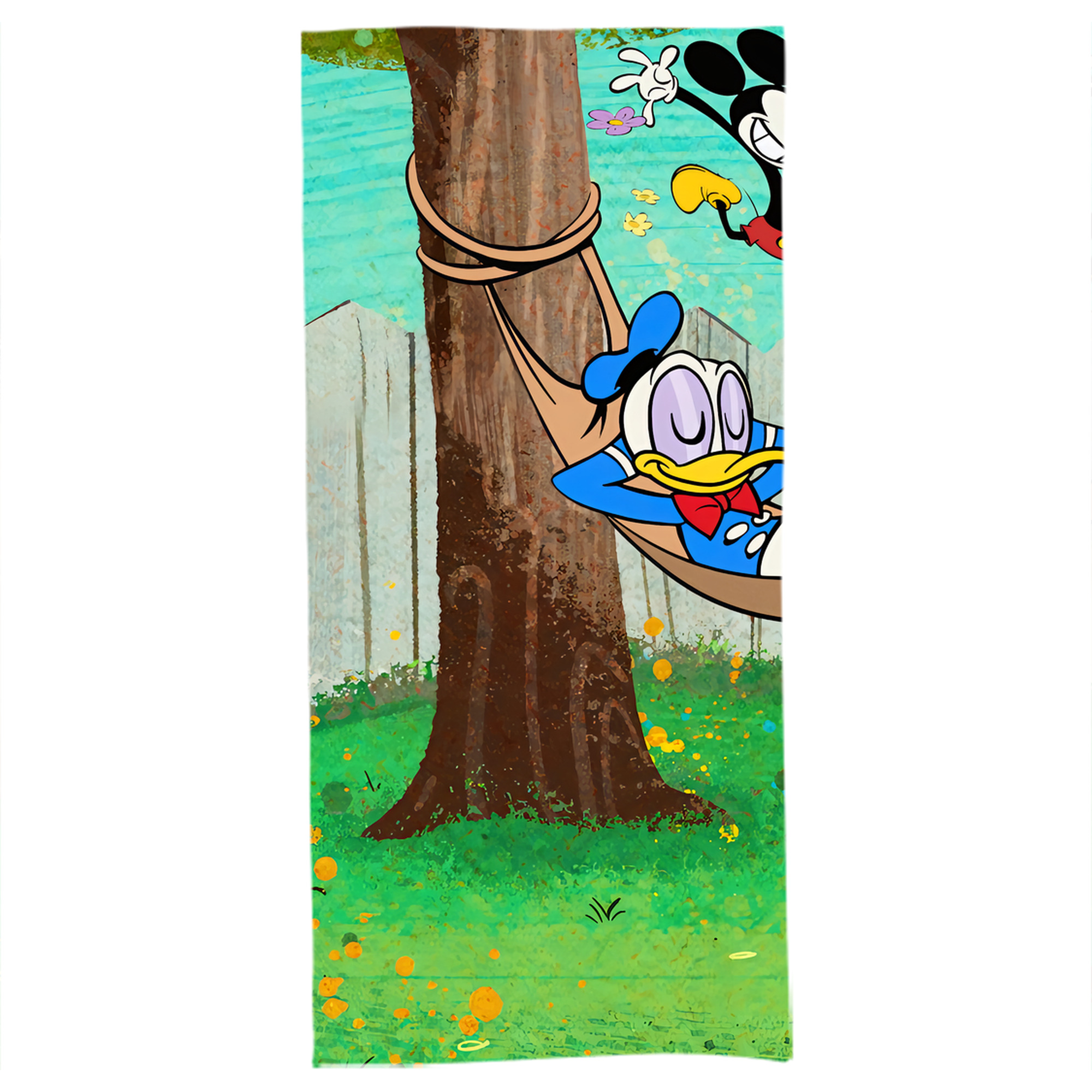 （画像用） ミッキーマウス Mickey Mouse 大判バスタオル 70×140cm 吸水速乾 柔らかい肌触り