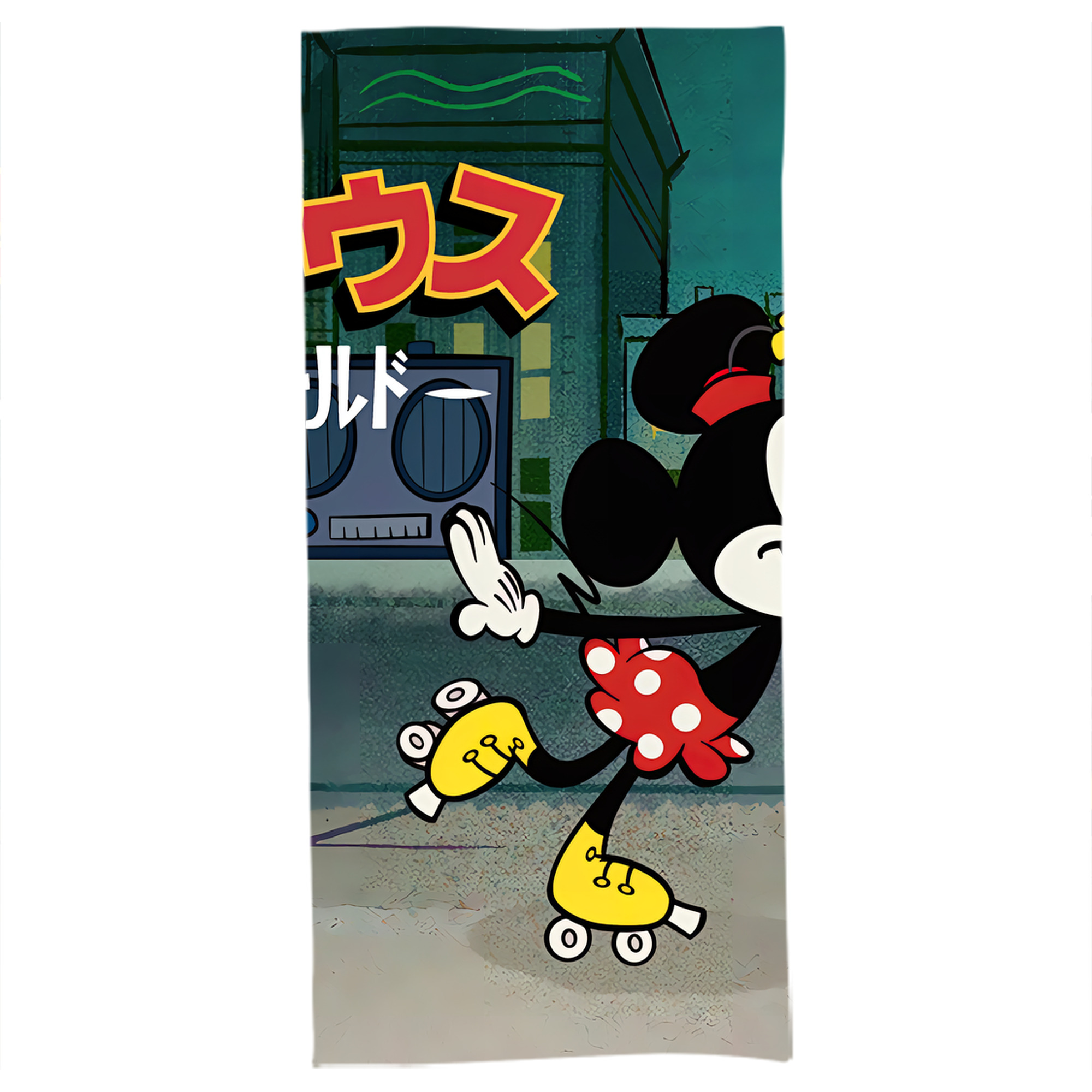 （画像用） ミッキーマウス Mickey Mouse 大判バスタオル 70×140cm 吸水速乾 柔らかい肌触り