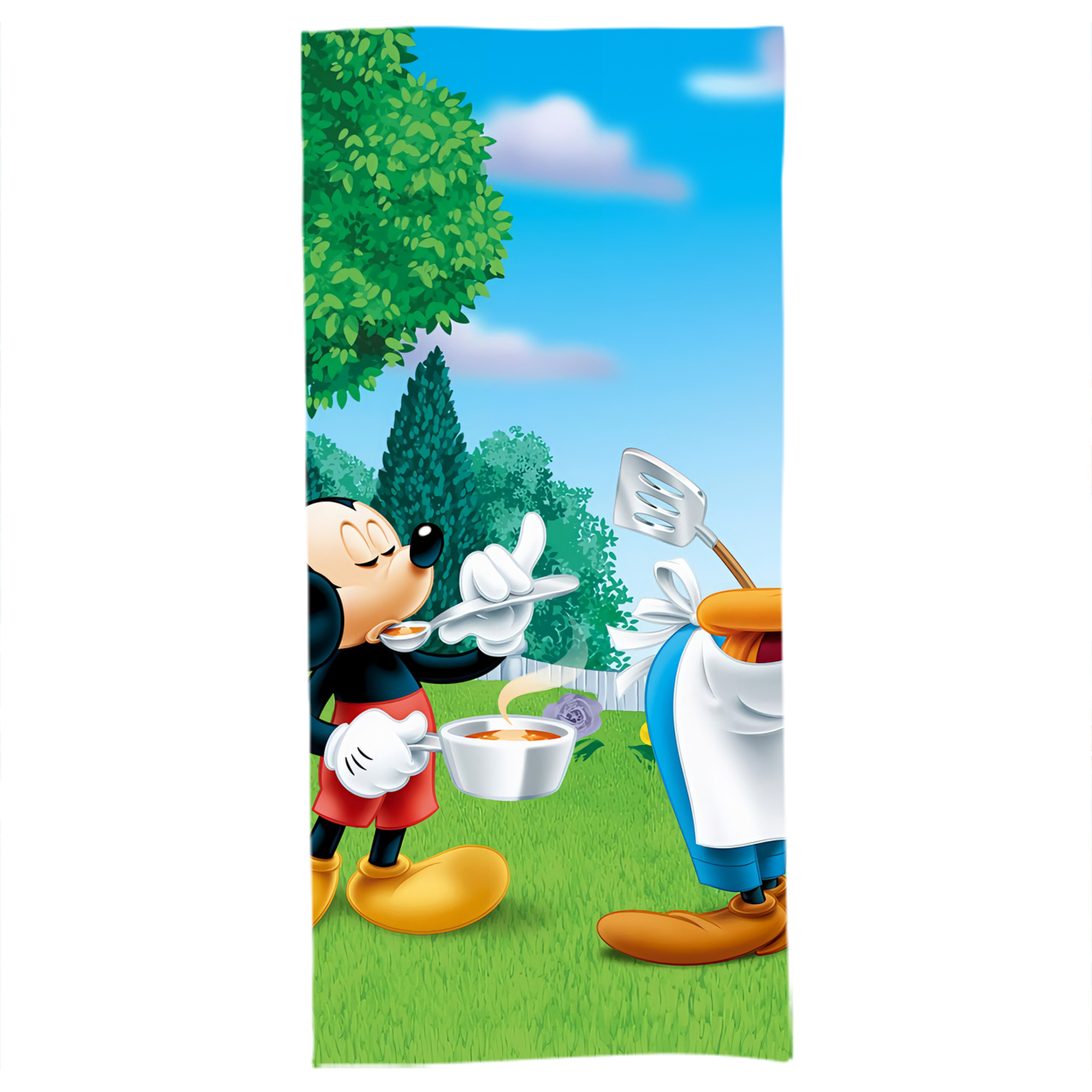 （画像用） ミッキーマウス Mickey Mouse 大判バスタオル 70×140cm 吸水速乾 柔らかい肌触り