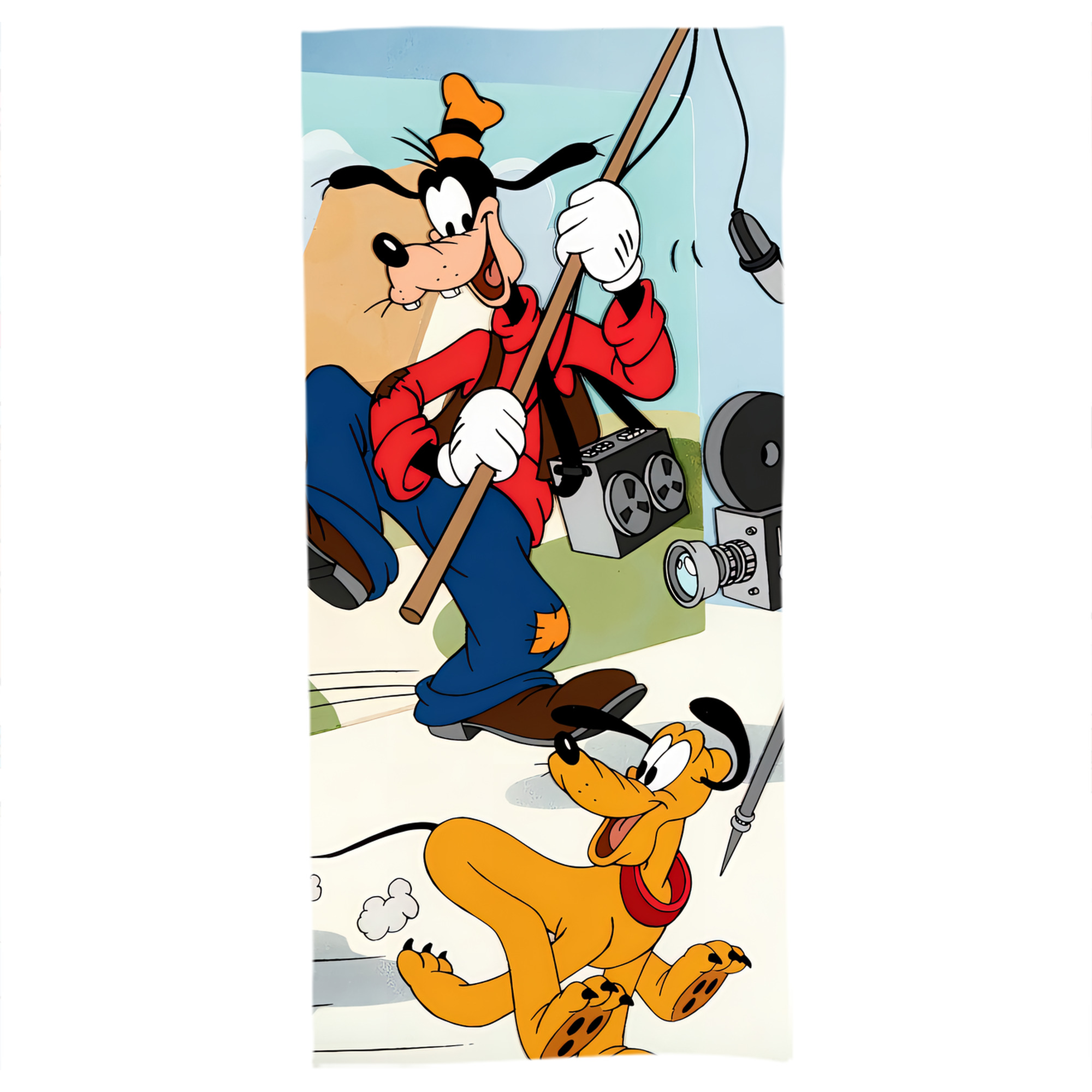 （画像用） ミッキーマウス Mickey Mouse 大判バスタオル 70×140cm 吸水速乾 柔らかい肌触り