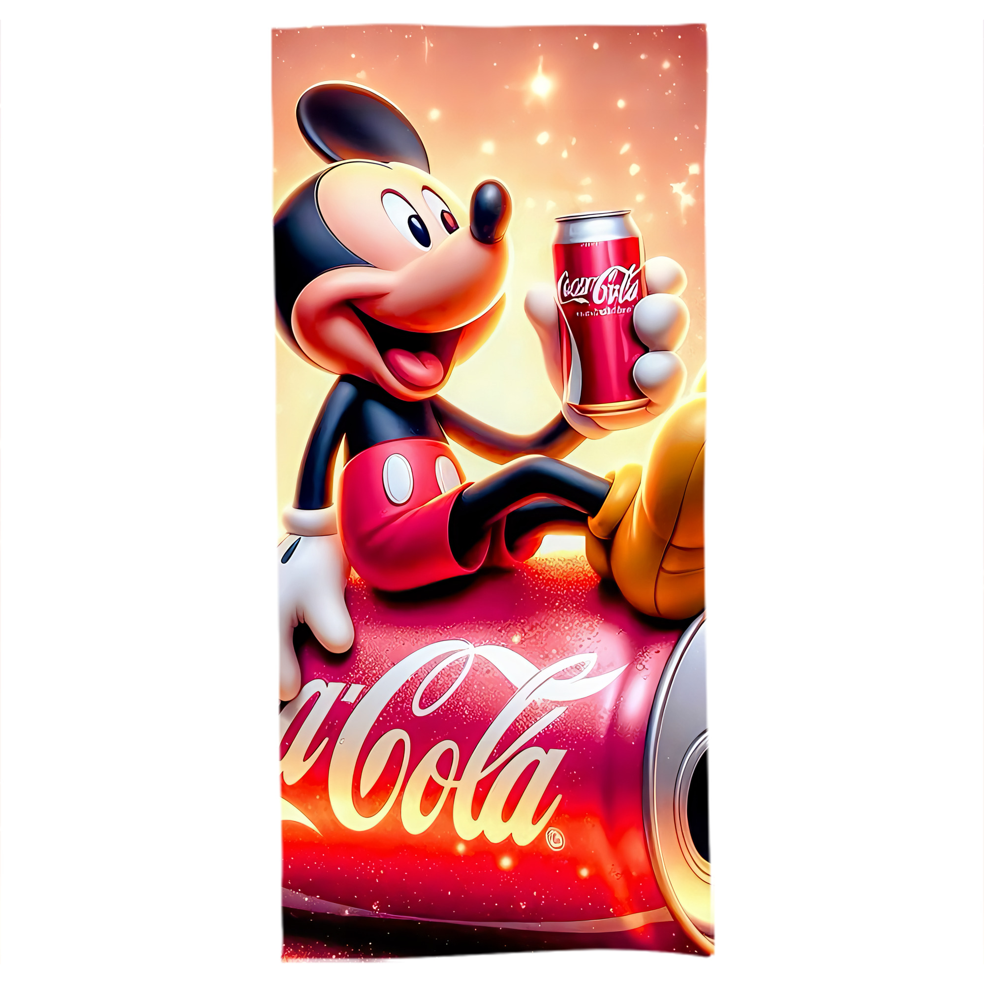 （画像用） ミッキーマウス Mickey Mouse 大判バスタオル 70×140cm 吸水速乾 柔らかい肌触り
