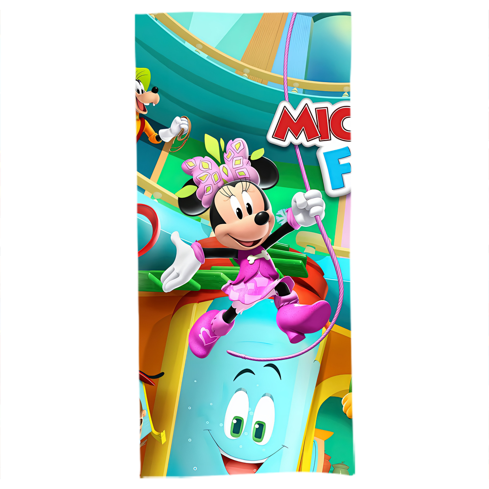（画像用） ミッキーマウス Mickey Mouse 大判バスタオル 70×140cm 吸水速乾 柔らかい肌触り