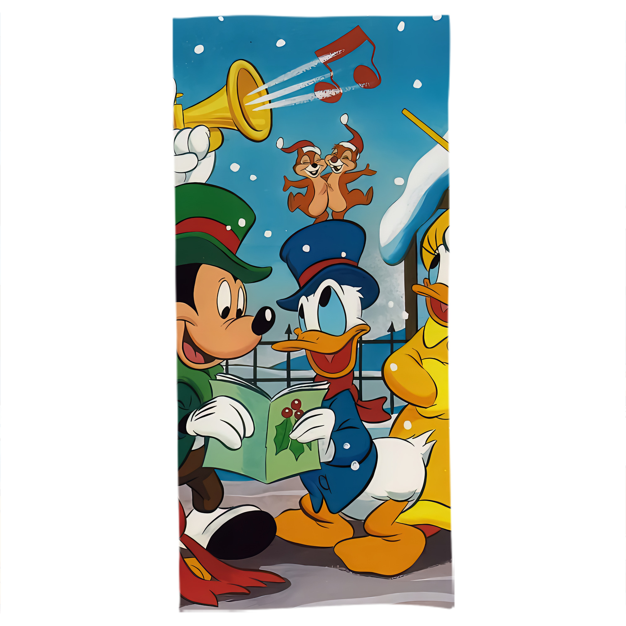 （画像用） ミッキーマウス Mickey Mouse 大判バスタオル 70×140cm 吸水速乾 柔らかい肌触り