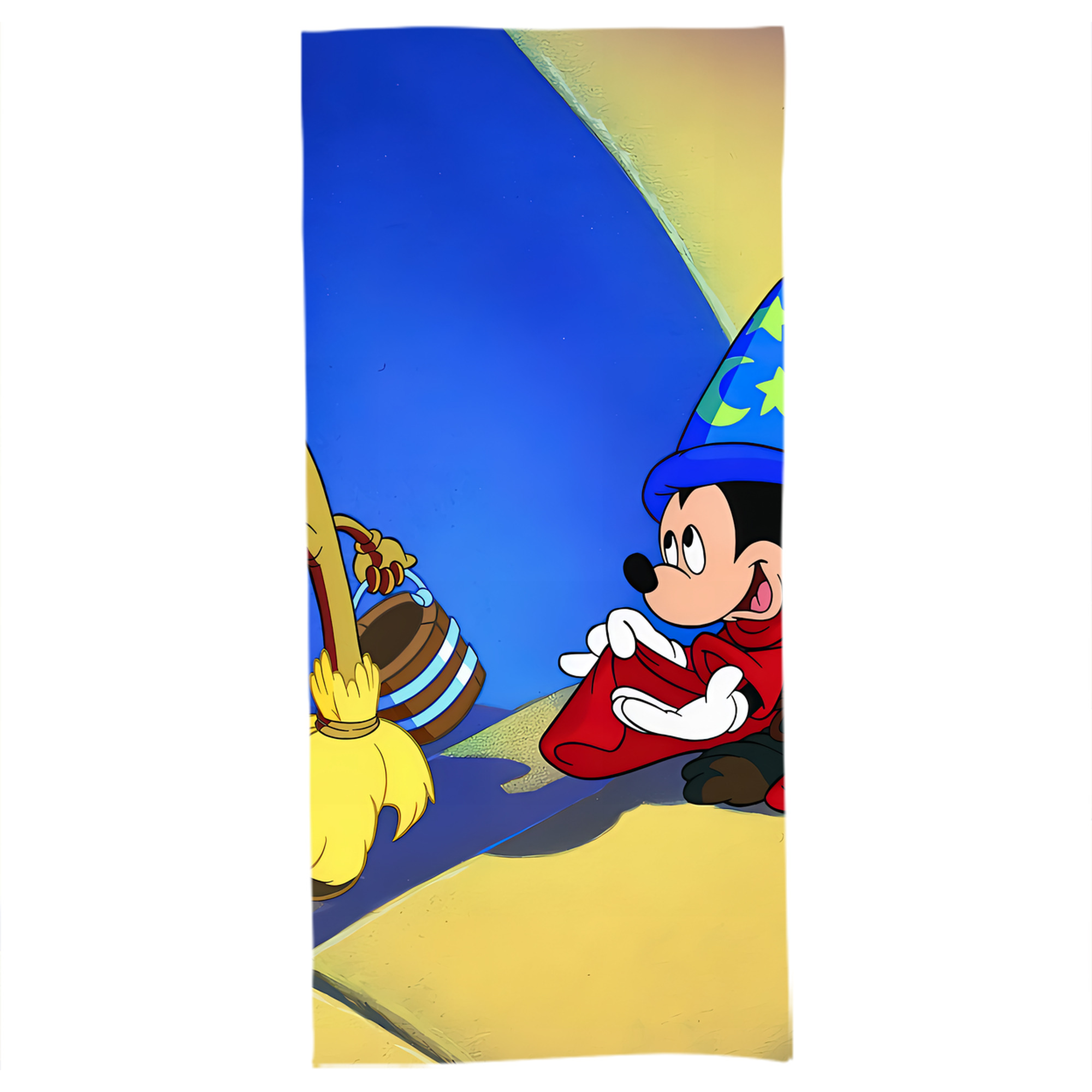 （画像用） ミッキーマウス Mickey Mouse 大判バスタオル 70×140cm 吸水速乾 柔らかい肌触り