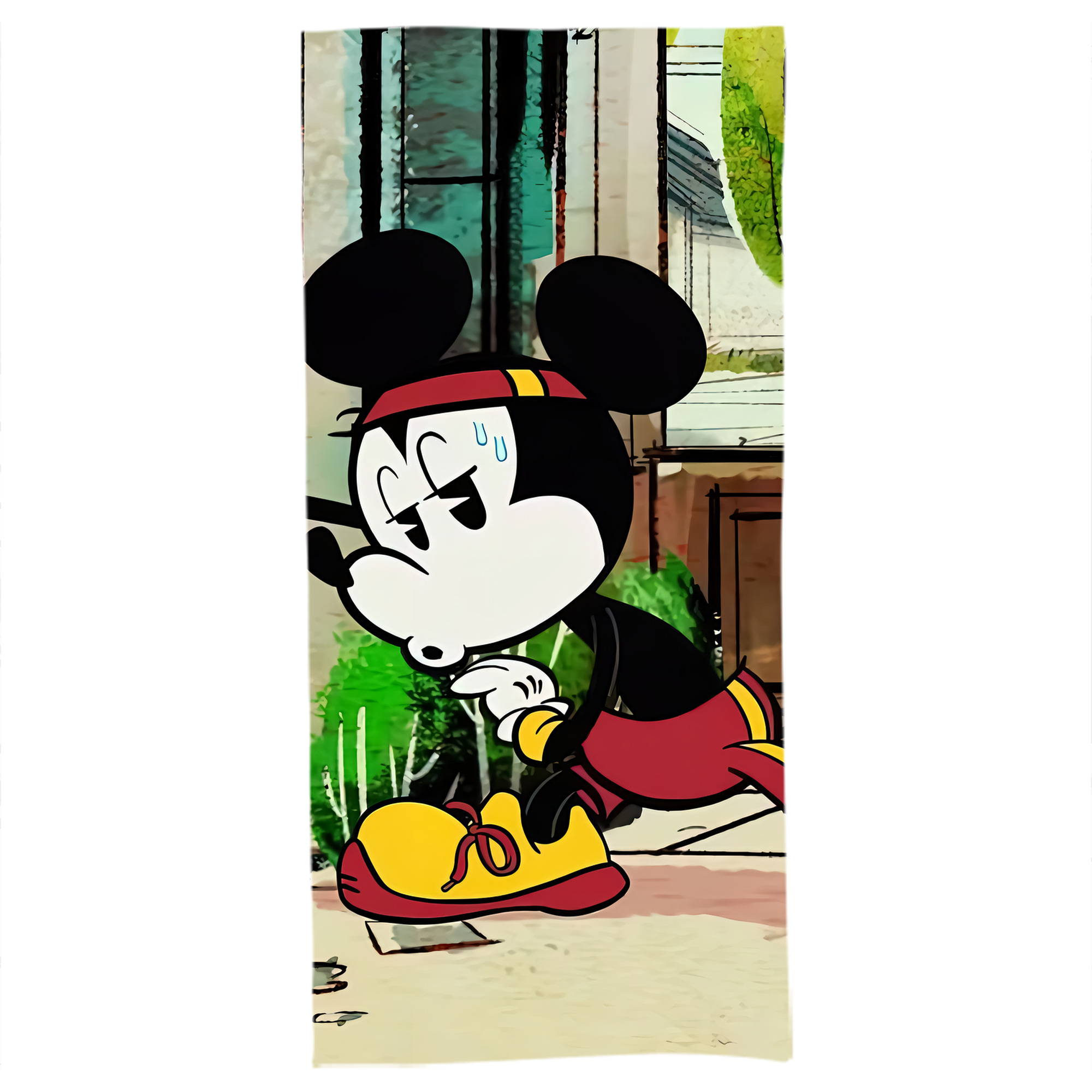 （画像用） ミッキーマウス Mickey Mouse 大判バスタオル 70×140cm 吸水速乾 柔らかい肌触り