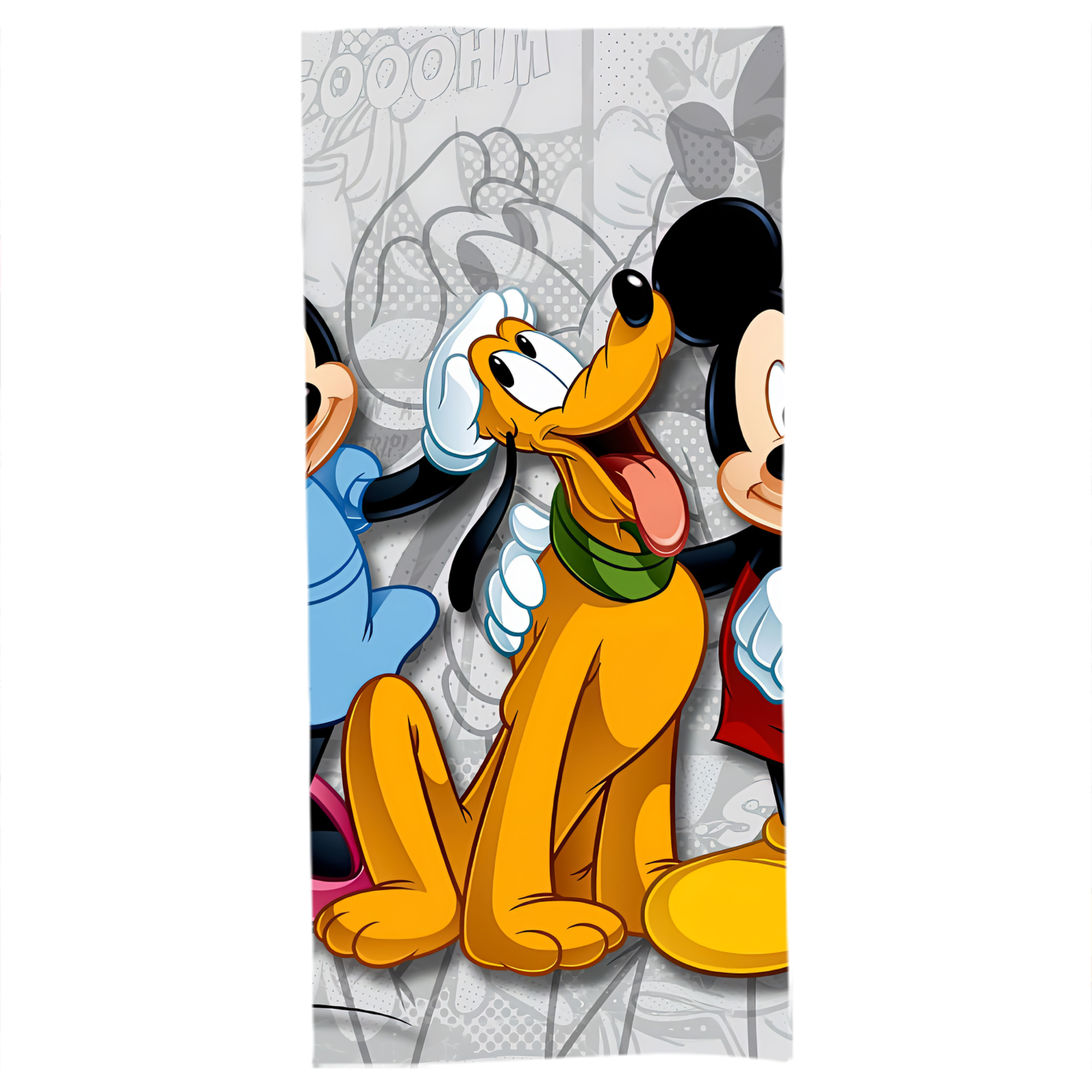 （画像用） ミッキーマウス Mickey Mouse 大判バスタオル 70×140cm 吸水速乾 柔らかい肌触り