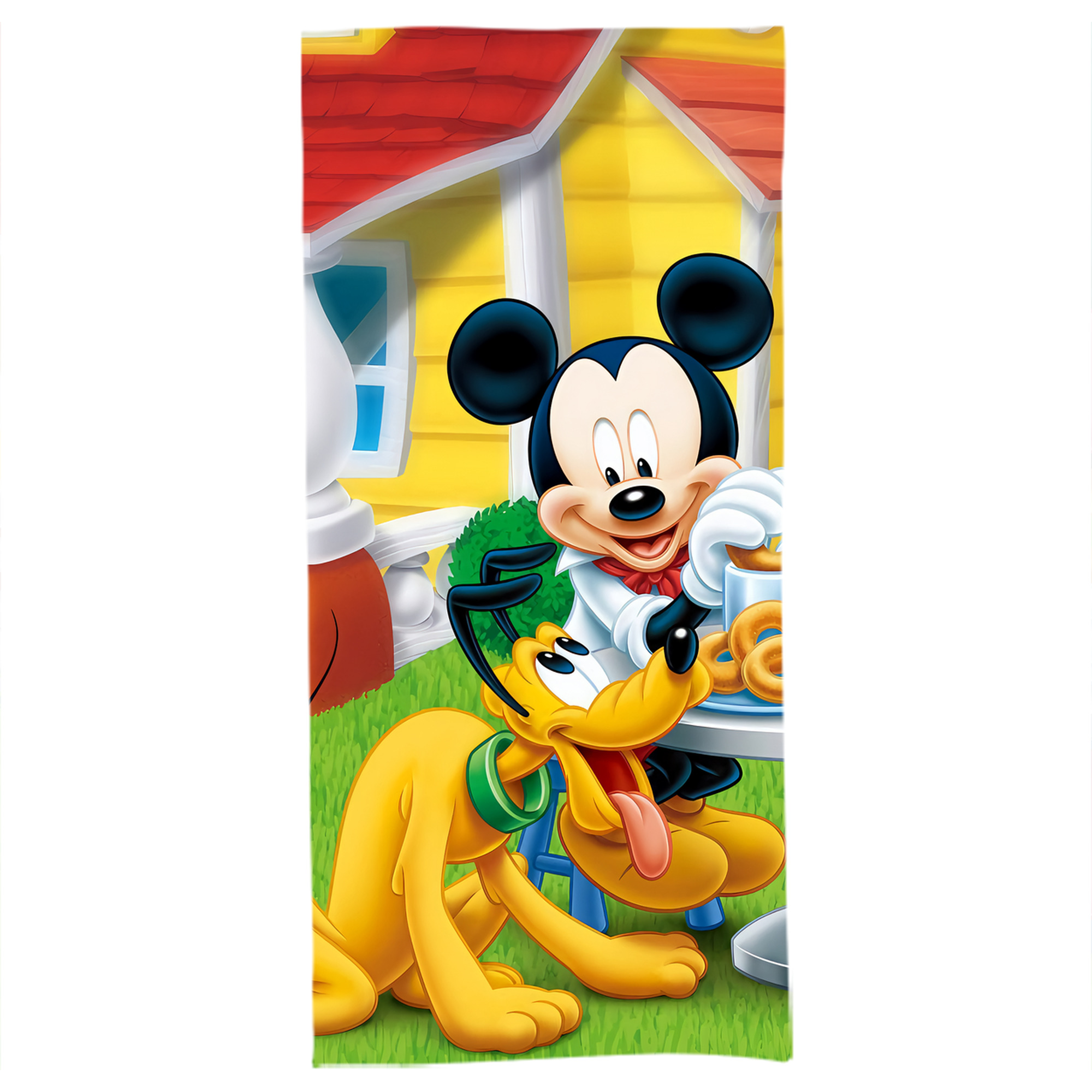 （画像用） ミッキーマウス Mickey Mouse 大判バスタオル 70×140cm 吸水速乾 柔らかい肌触り
