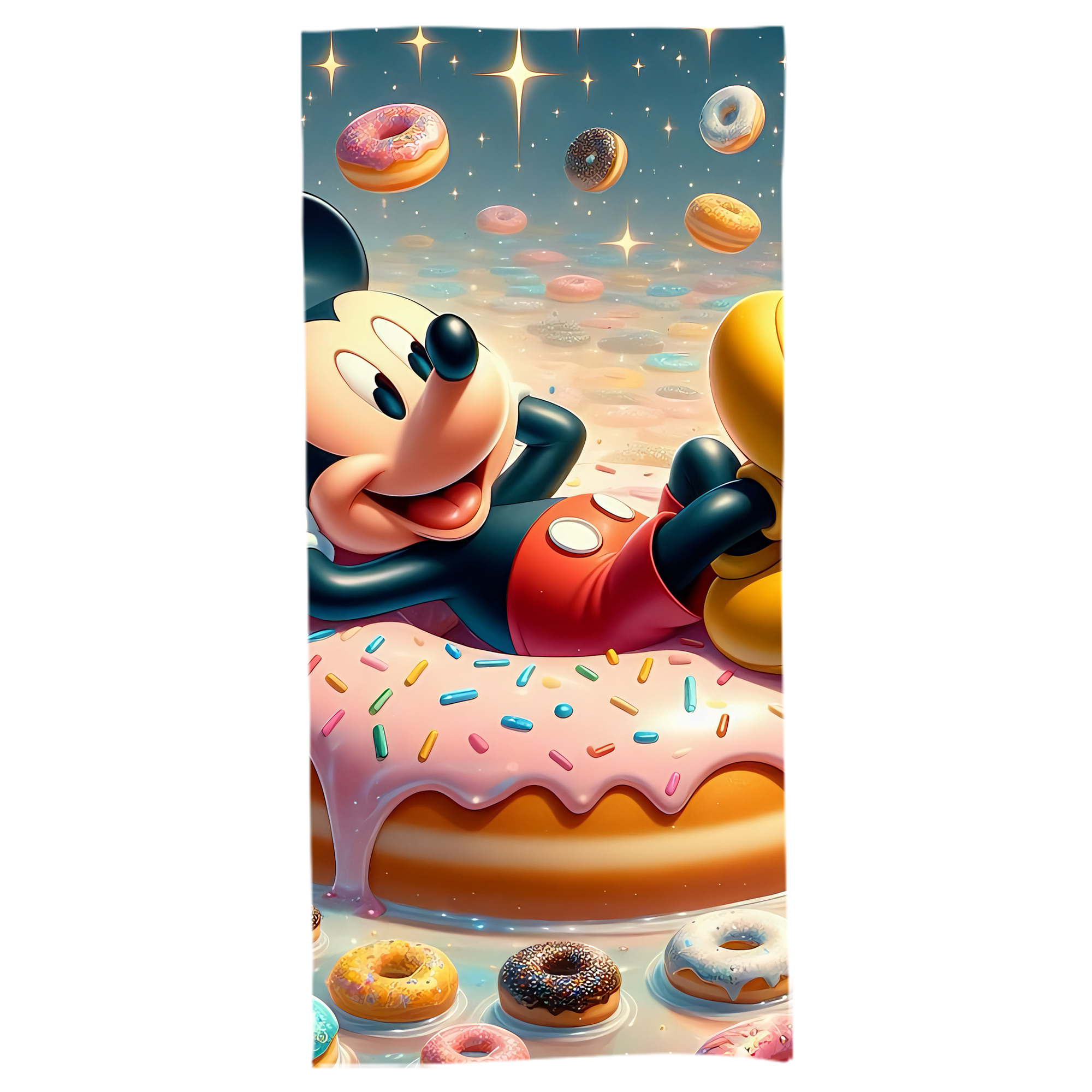 （画像用） ミッキーマウス Mickey Mouse 大判バスタオル 70×140cm 吸水速乾 柔らかい肌触り