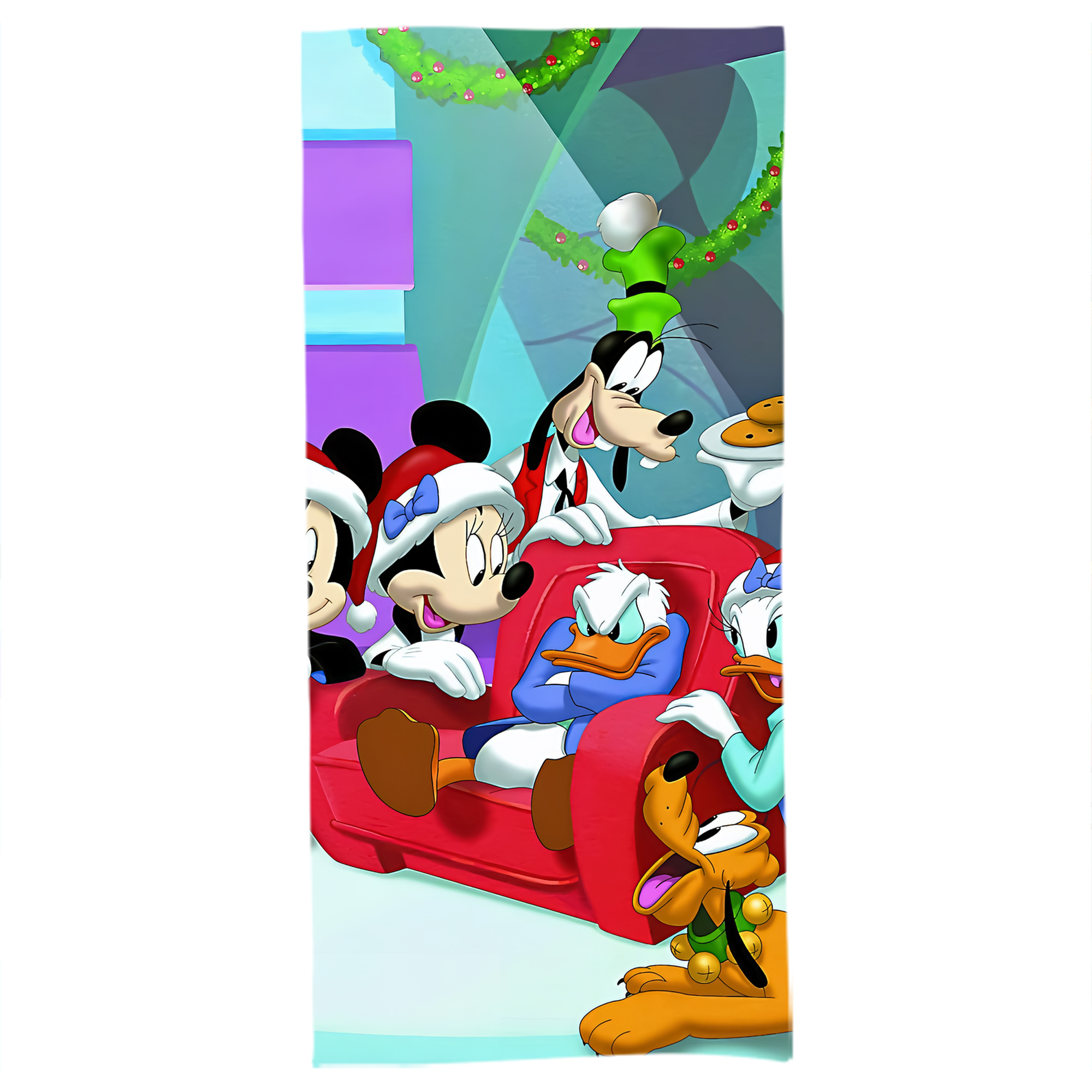 （画像用） ミッキーマウス Mickey Mouse 大判バスタオル 70×140cm 吸水速乾 柔らかい肌触り