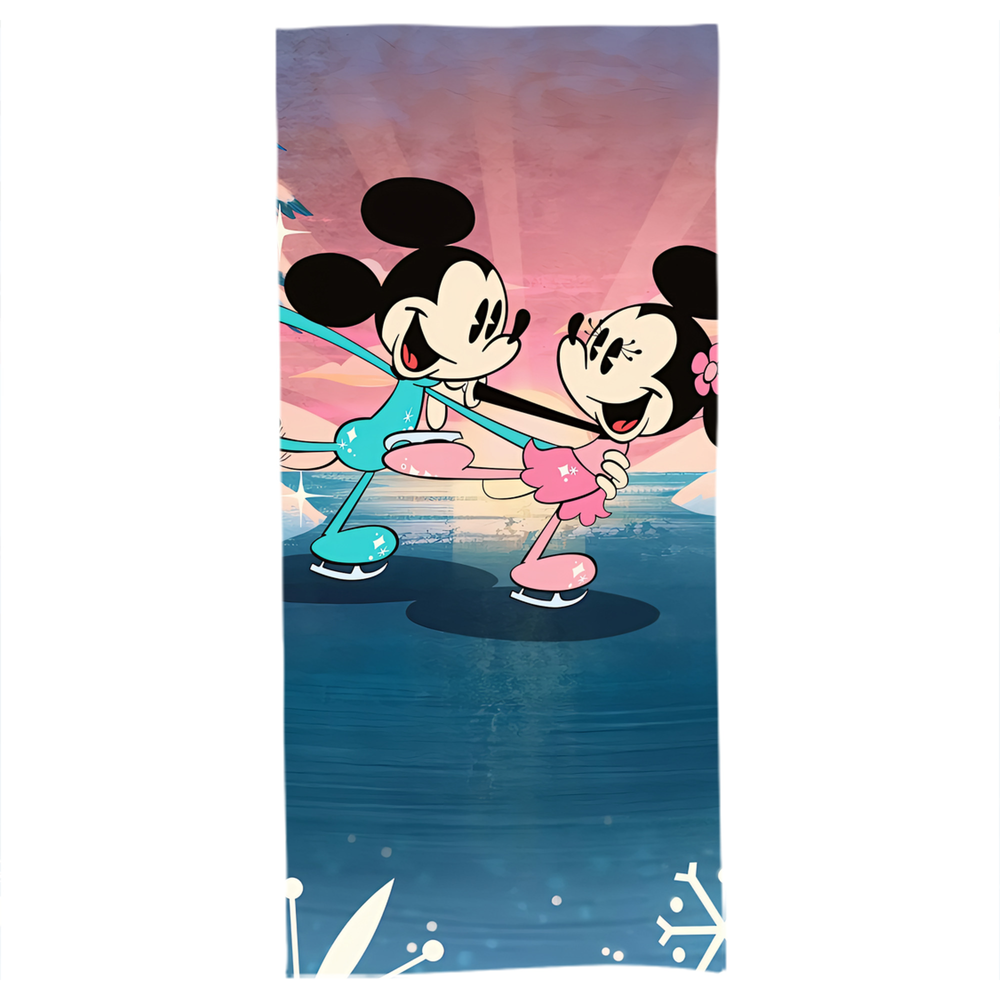 （画像用） ミッキーマウス Mickey Mouse 大判バスタオル 70×140cm 吸水速乾 柔らかい肌触り