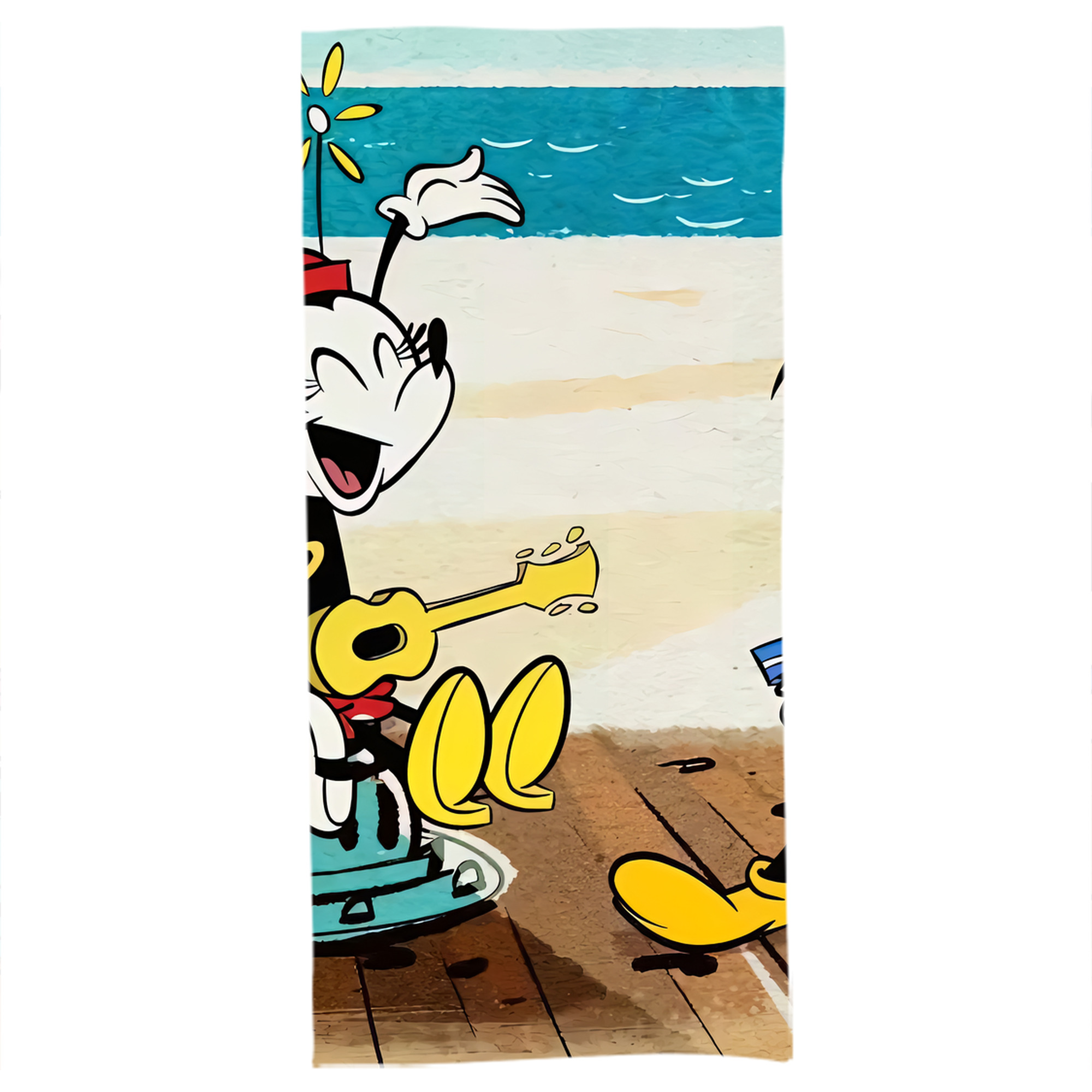 （画像用） ミッキーマウス Mickey Mouse 大判バスタオル 70×140cm 吸水速乾 柔らかい肌触り