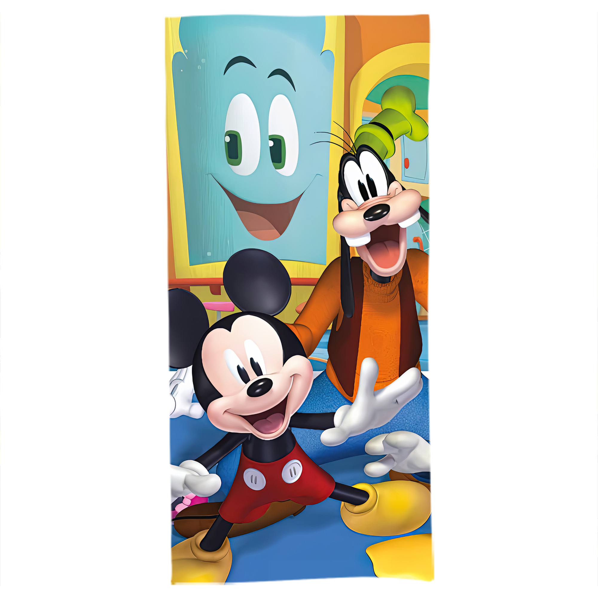 （画像用） ミッキーマウス Mickey Mouse 大判バスタオル 70×140cm 吸水速乾 柔らかい肌触り