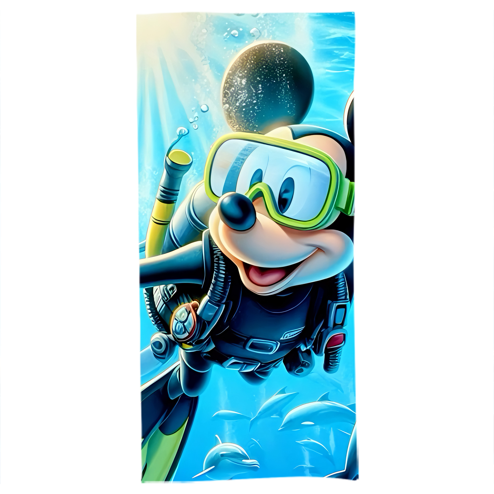 （画像用） ミッキーマウス Mickey Mouse 大判バスタオル 70×140cm 吸水速乾 柔らかい肌触り