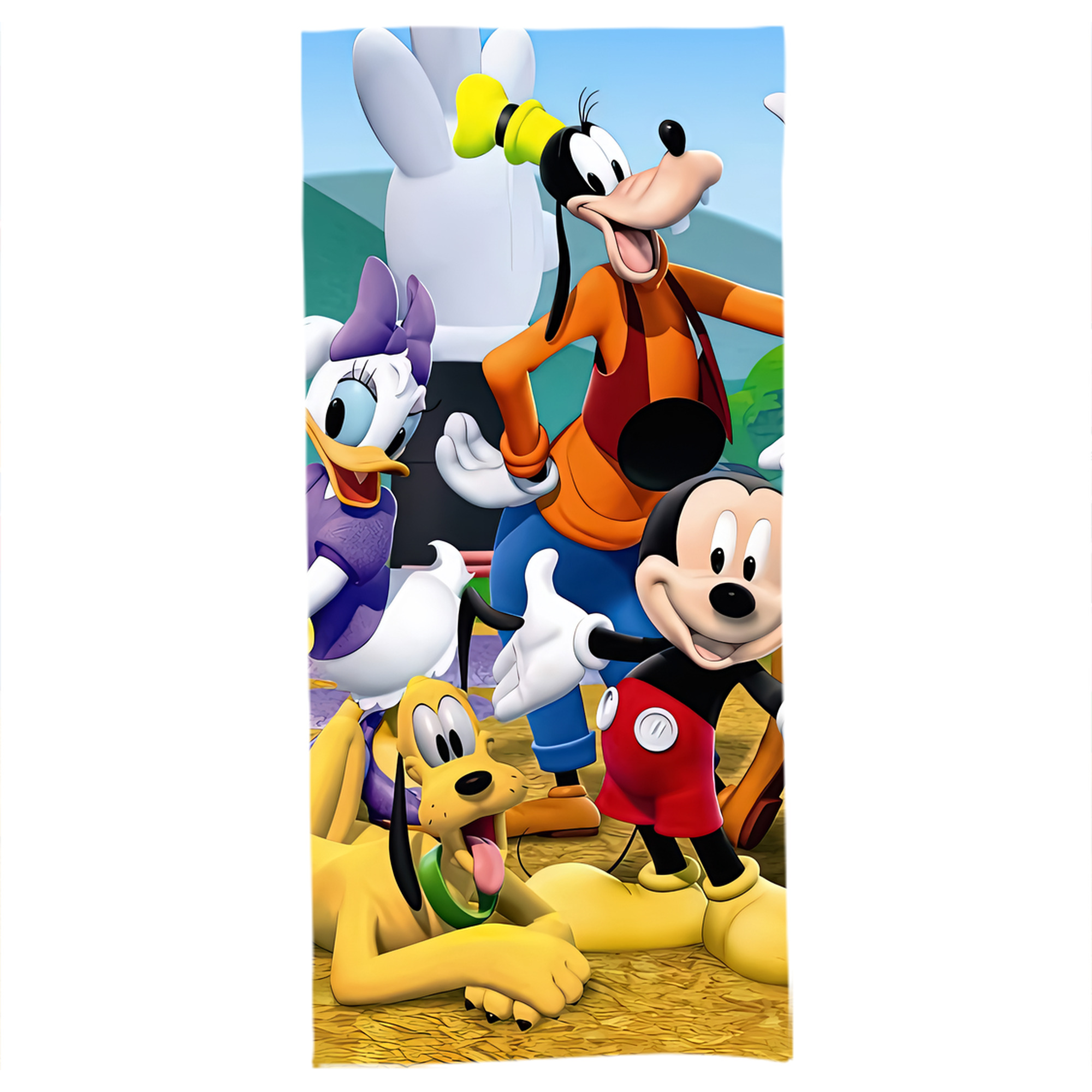 （画像用） ミッキーマウス Mickey Mouse 大判バスタオル 70×140cm 吸水速乾 柔らかい肌触り