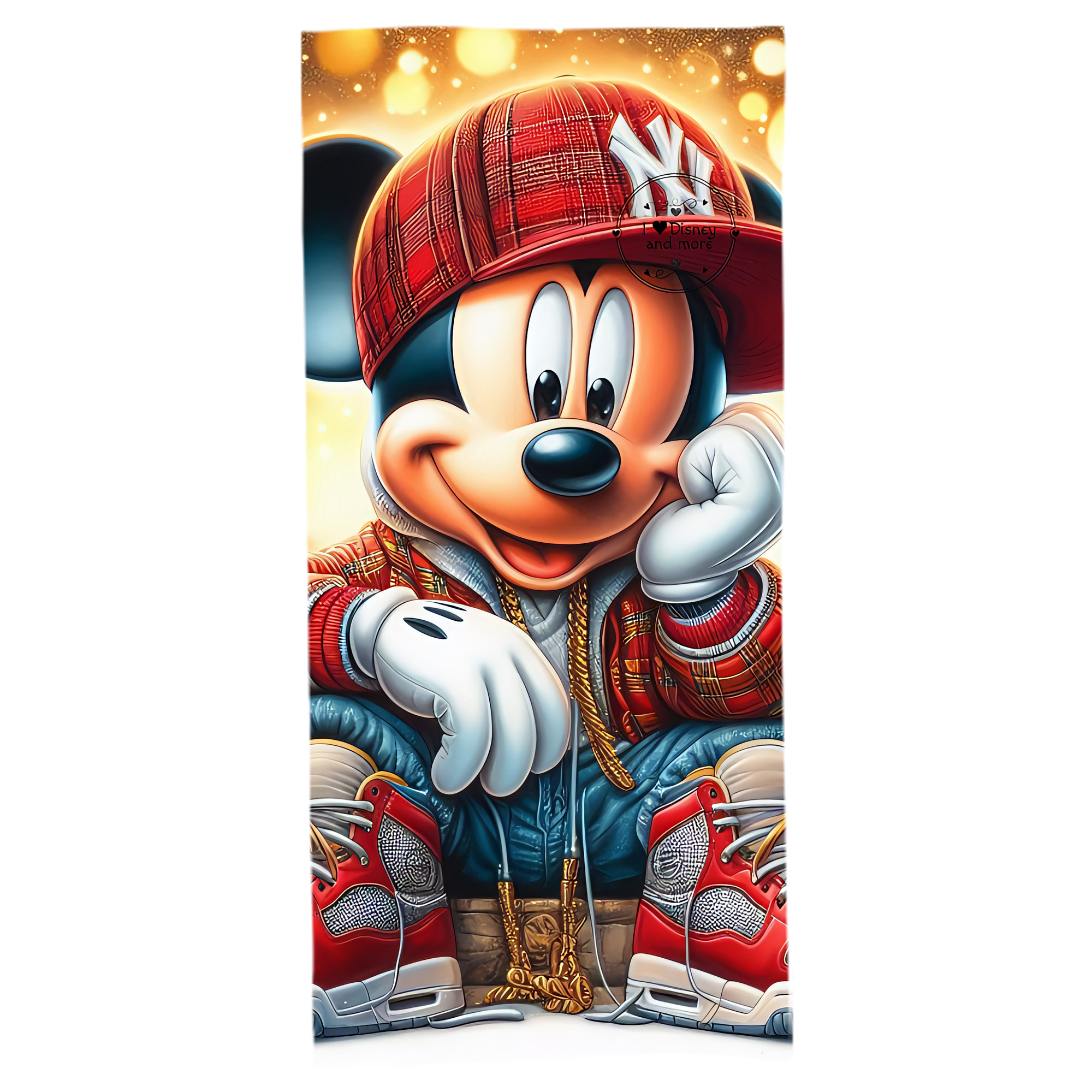（画像用） ミッキーマウス Mickey Mouse 大判バスタオル 70×140cm 吸水速乾 柔らかい肌触り